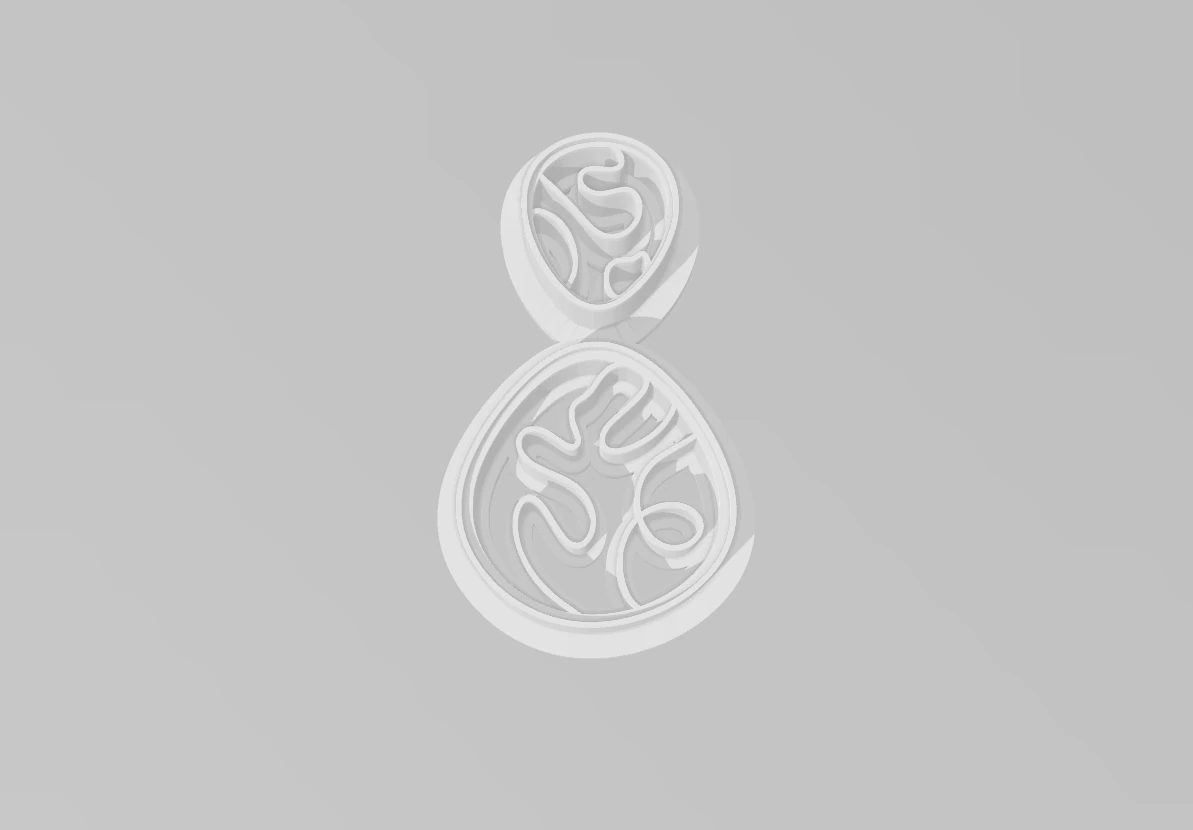 Dekoratif Motifler Polimer Kil Küpe Kesici Seti - 10 Parça