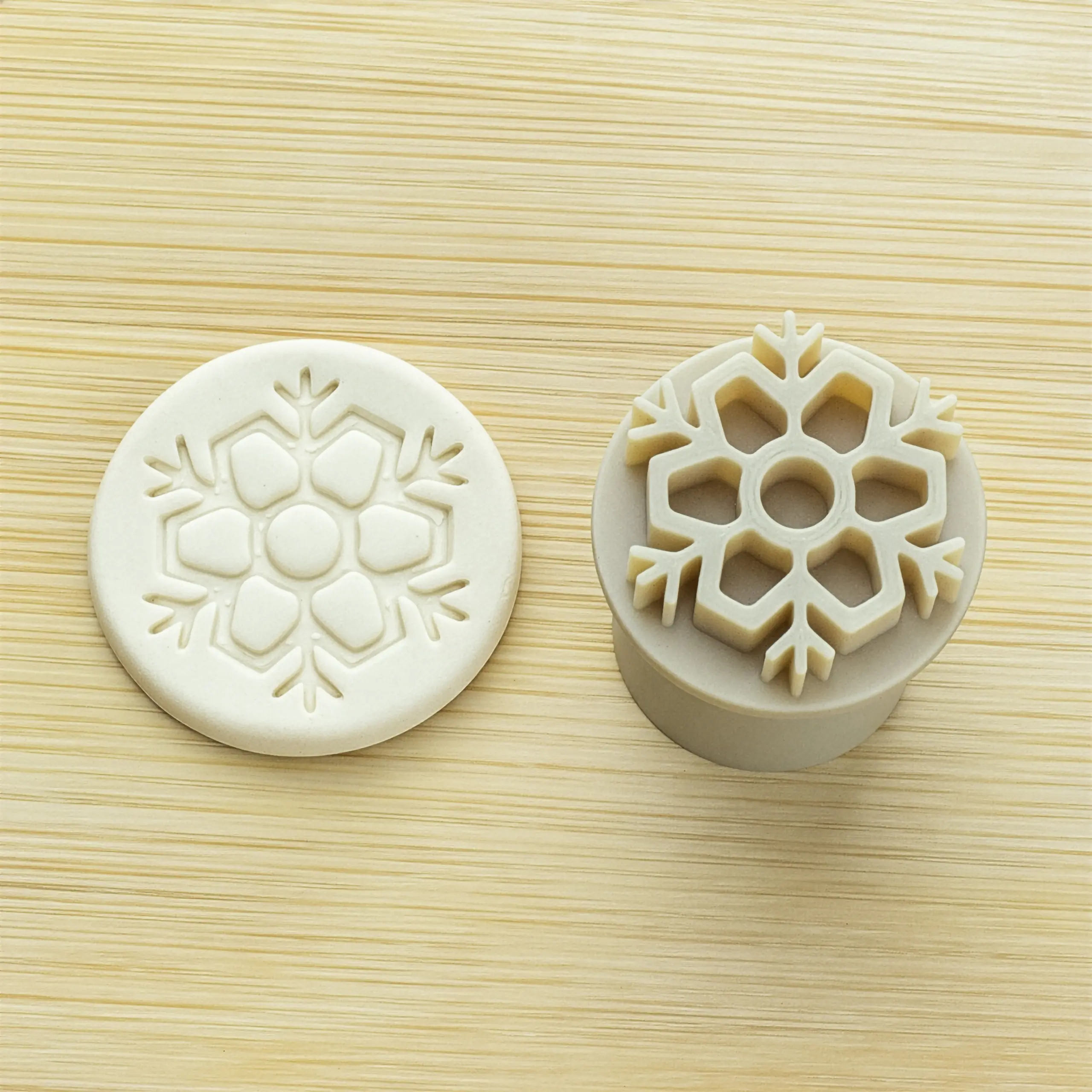 Kar Tanesi Desen Damga Seti - 10 Parça