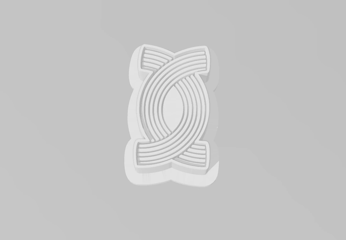 Geometrik Desenler Polimer Kil Küpe Kesici Seti - 8 Parça