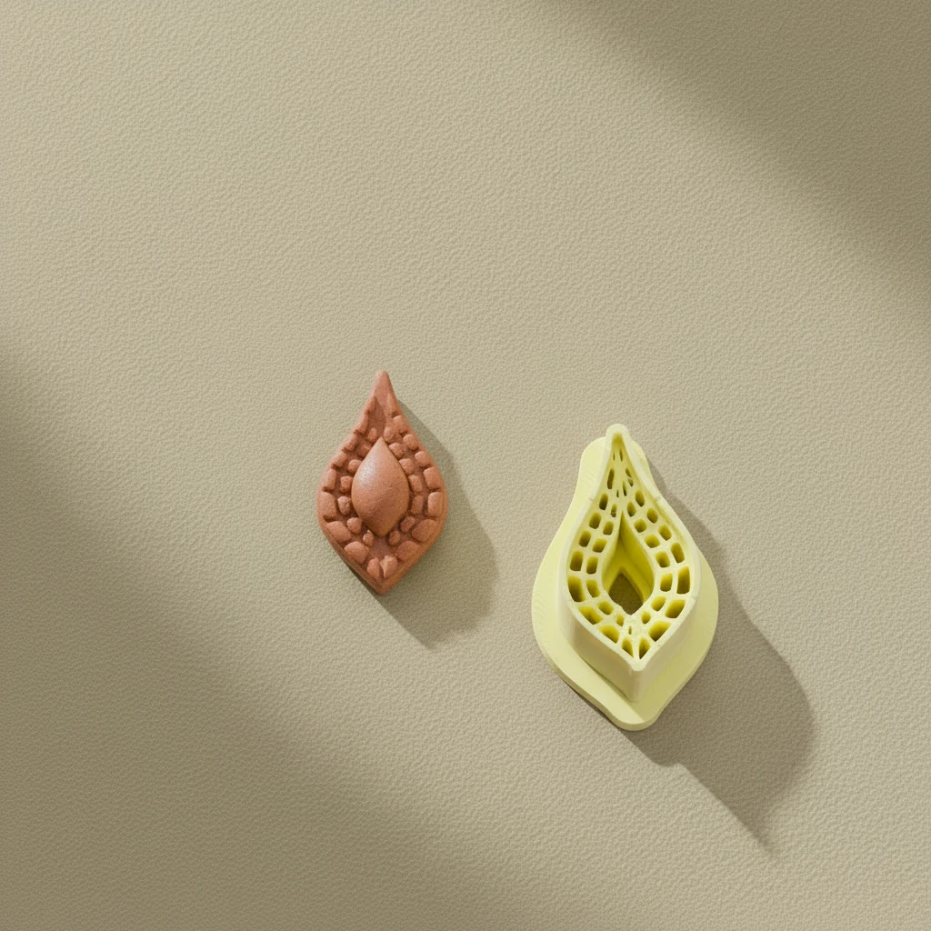 Ağ Desenli Damla Form