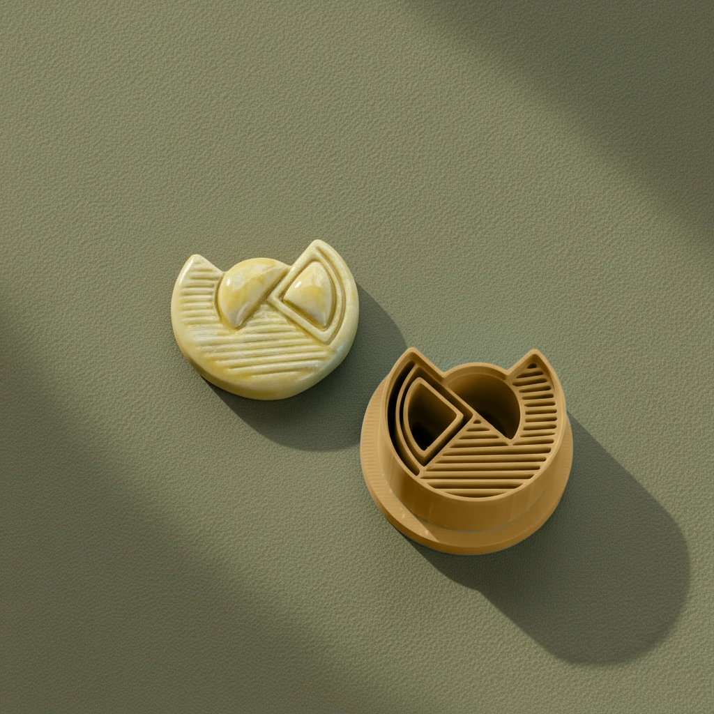 Yarım Daire Çizgili Geometri