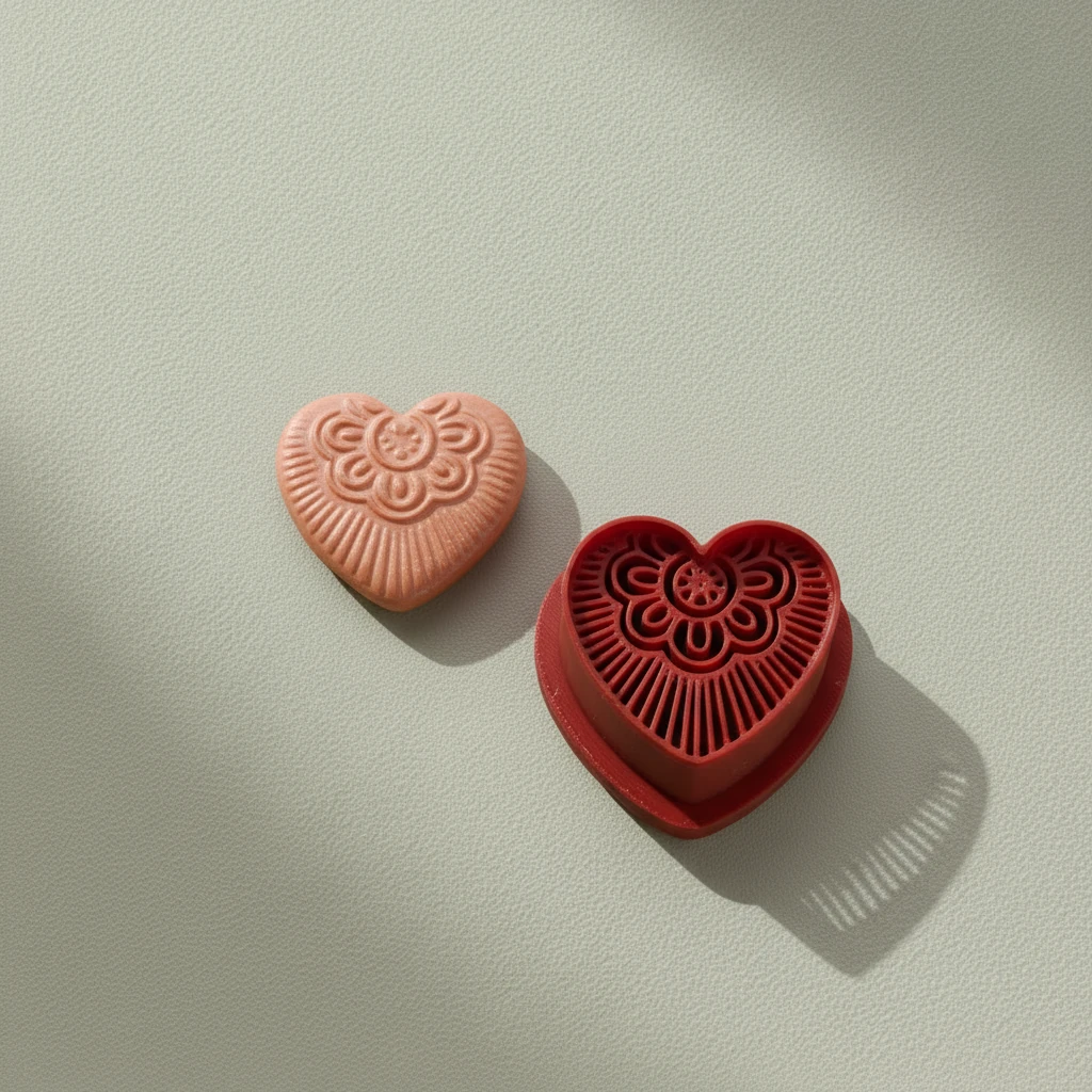 Mandala Stil Dantel İşlemeli Form