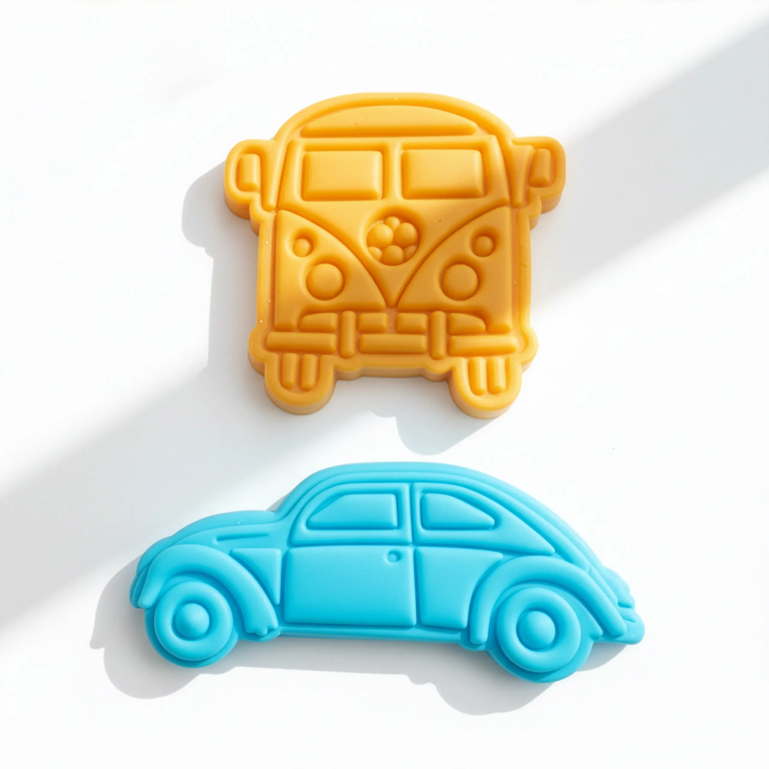 Nostaljik Araba Macerası Oyun Hamuru Kalıp Seti 2 Parça