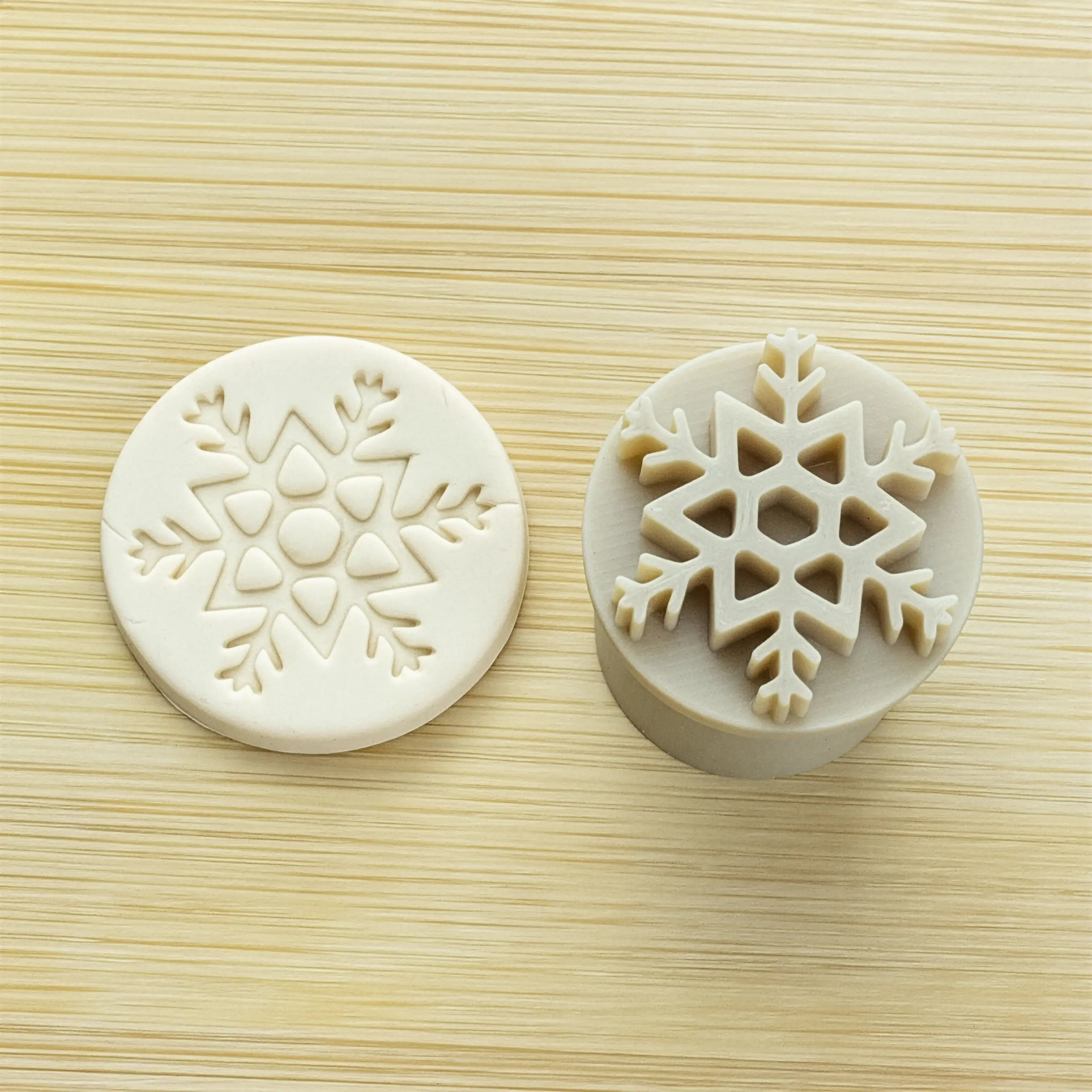 Kar Tanesi Desen Damga Seti - 10 Parça