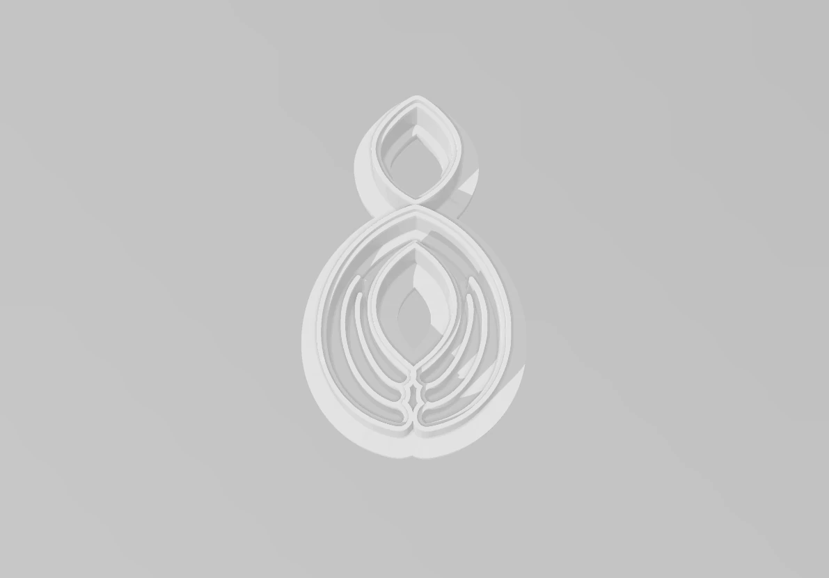 Dekoratif Motifler Polimer Kil Küpe Kesici Seti - 10 Parça