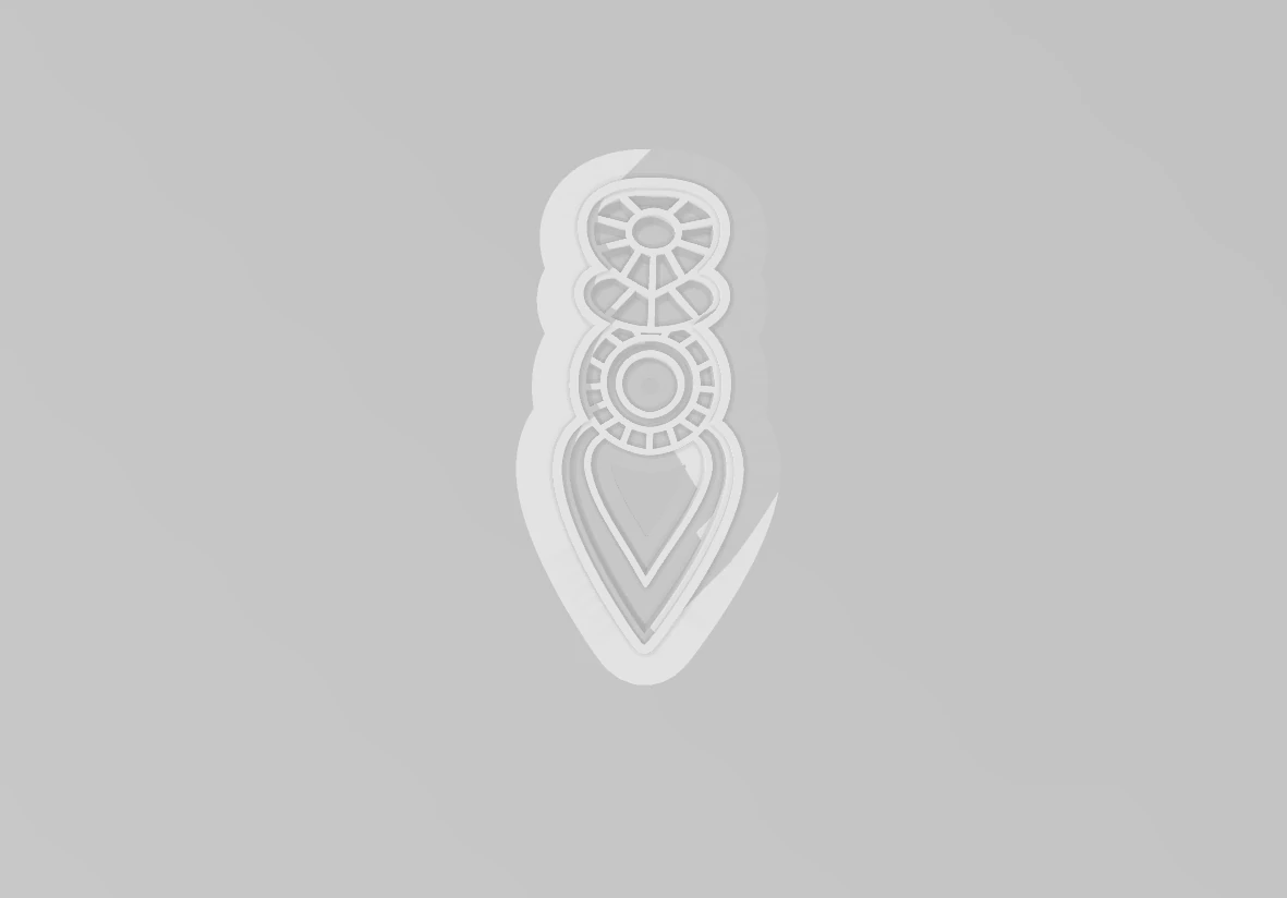 Etnik ve Mandala Motifleri Polimer Kil Küpe Kesici Seti - 10 Parça