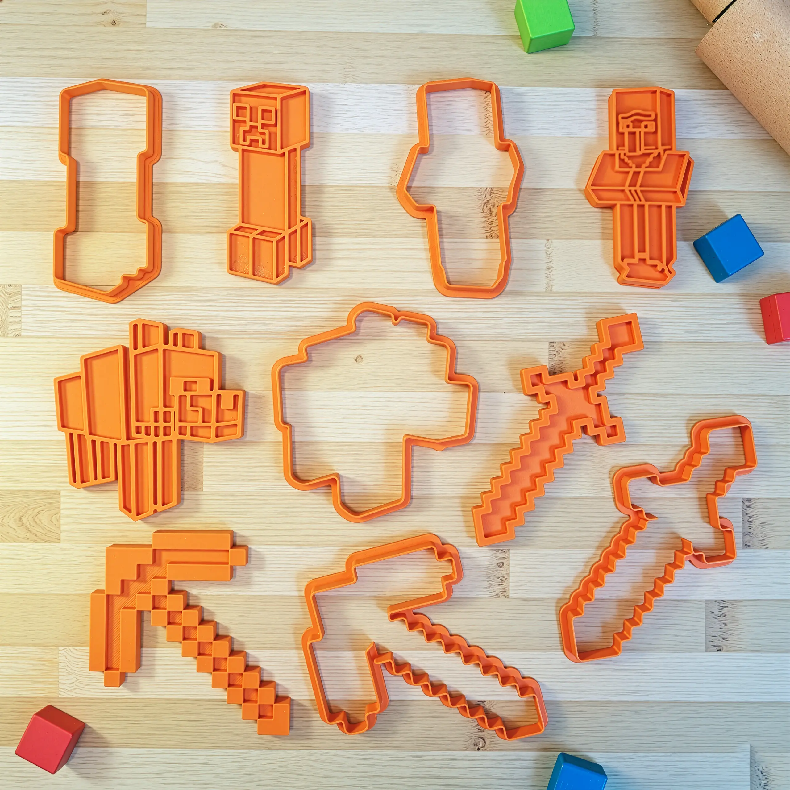 Blok Kahramanlar Oyun Hamuru Kalıp Seti 5 Parça