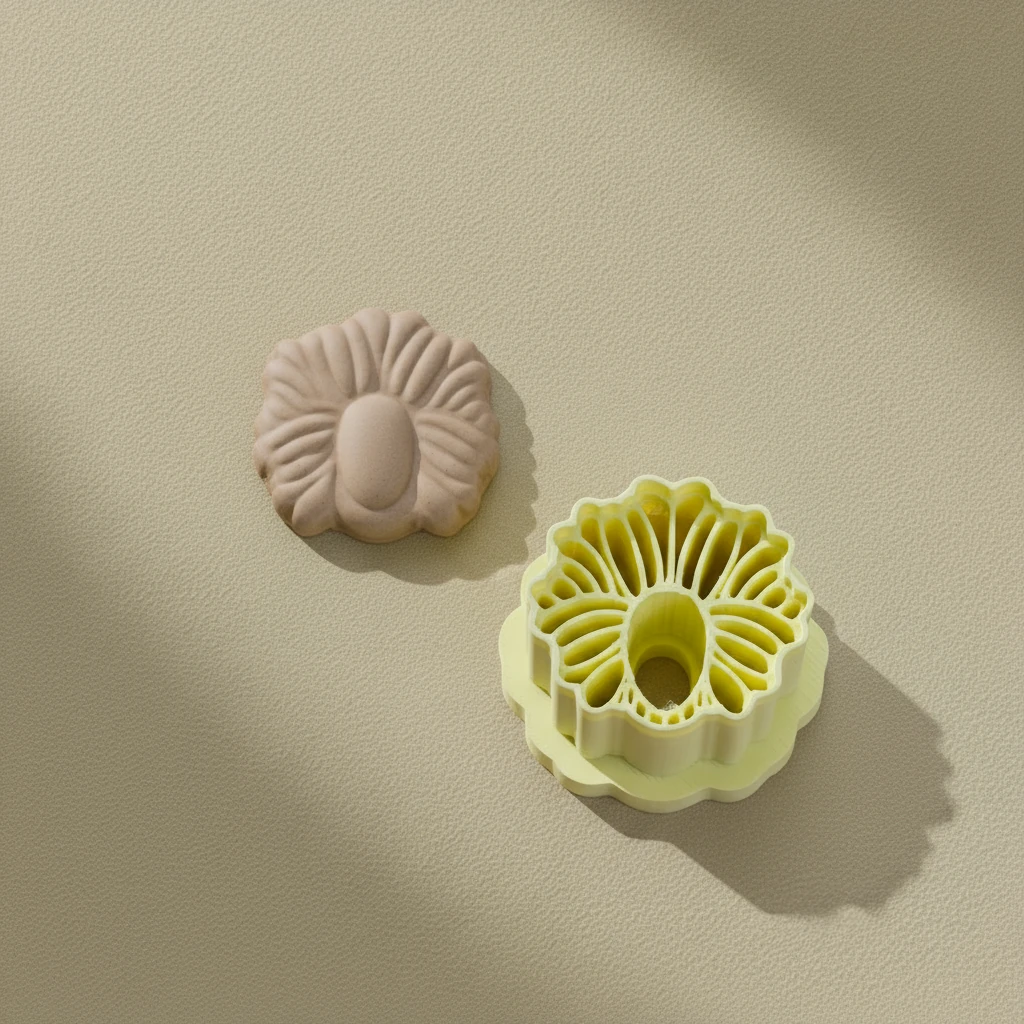 Boho Tribal Çiçek Güneş Motifli Form