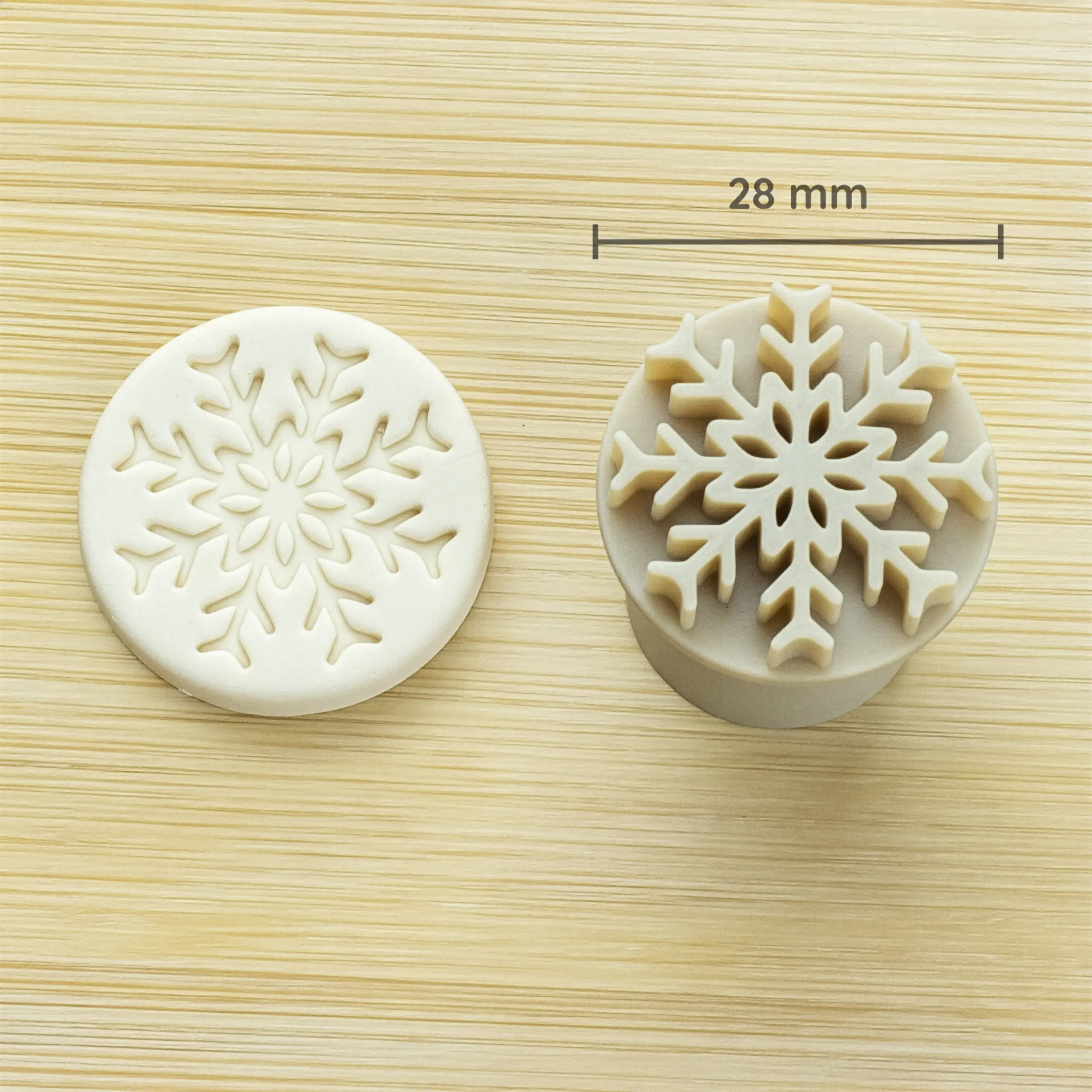 Kar Tanesi Desen Damga Seti - 10 Parça