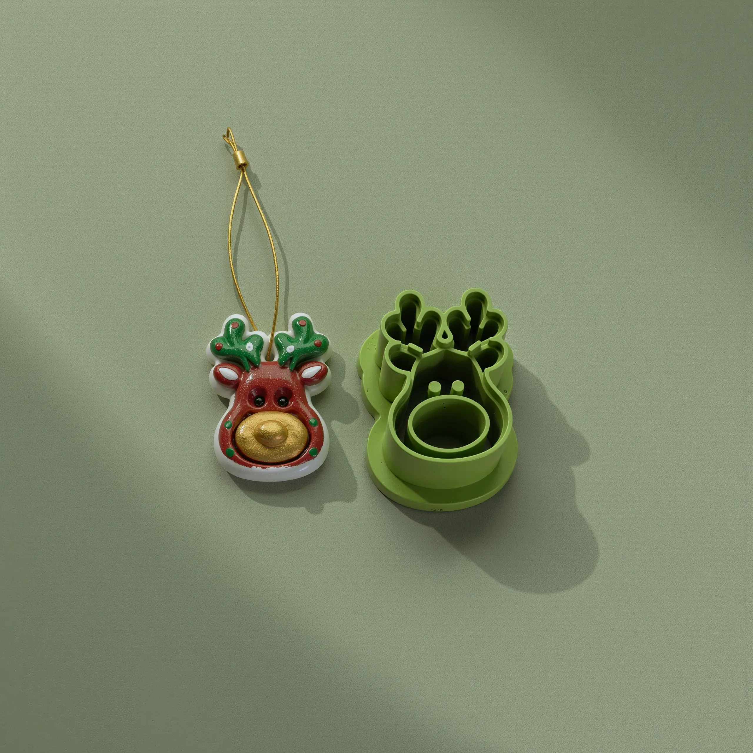 Yılbaşı Geyik Figürlü Form Kesici