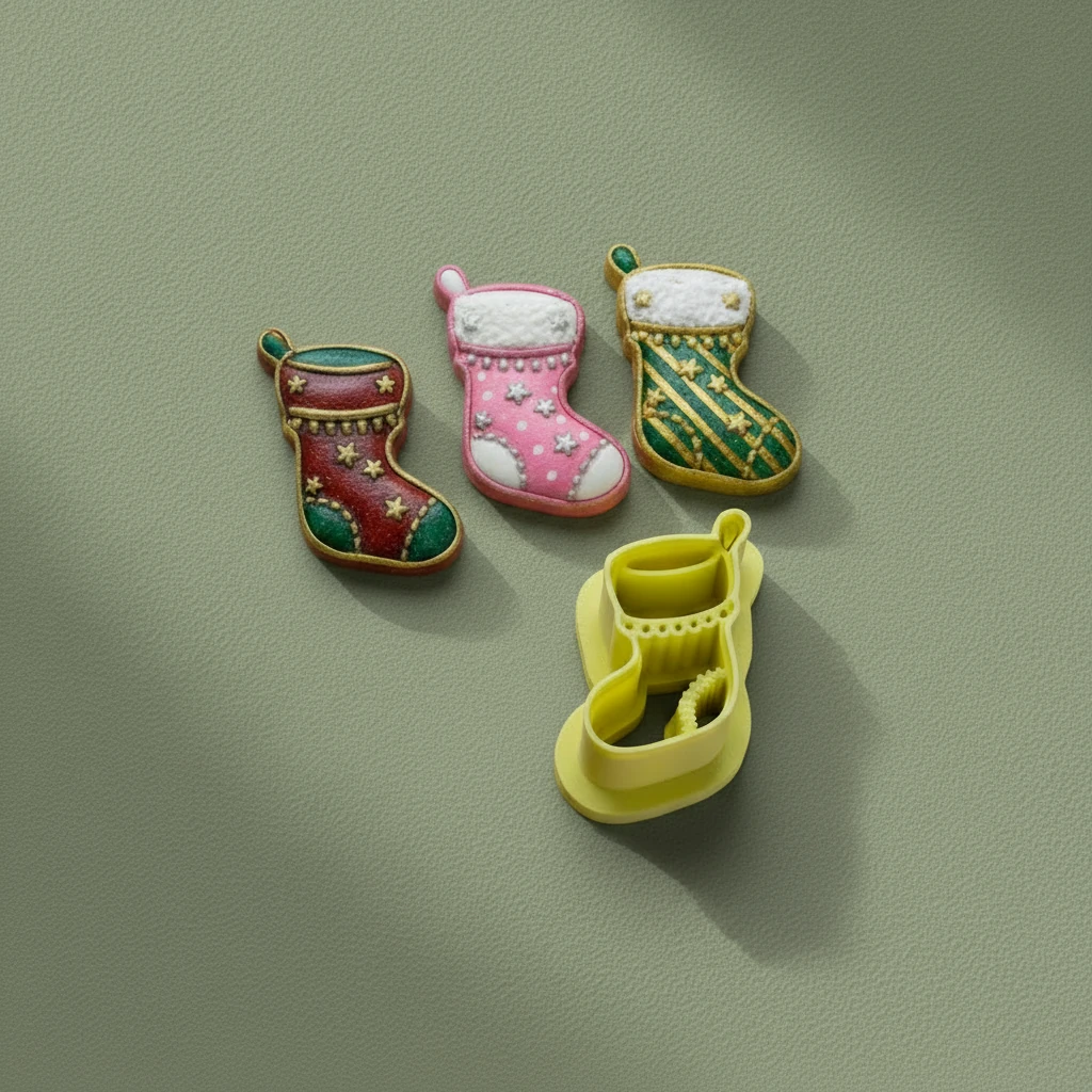 Yılbaşı Temalı Polimer Kil Kesici Set-1 9 Parça