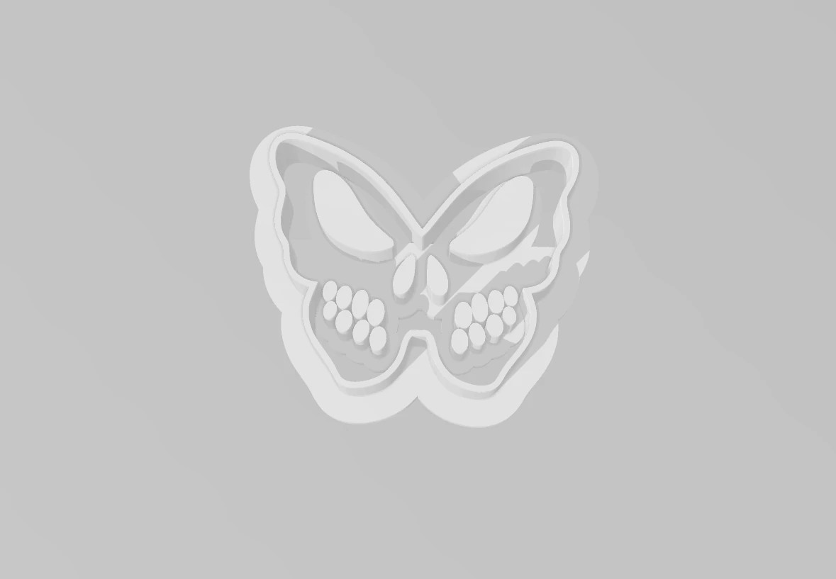 Kafataslı Kelebek Form