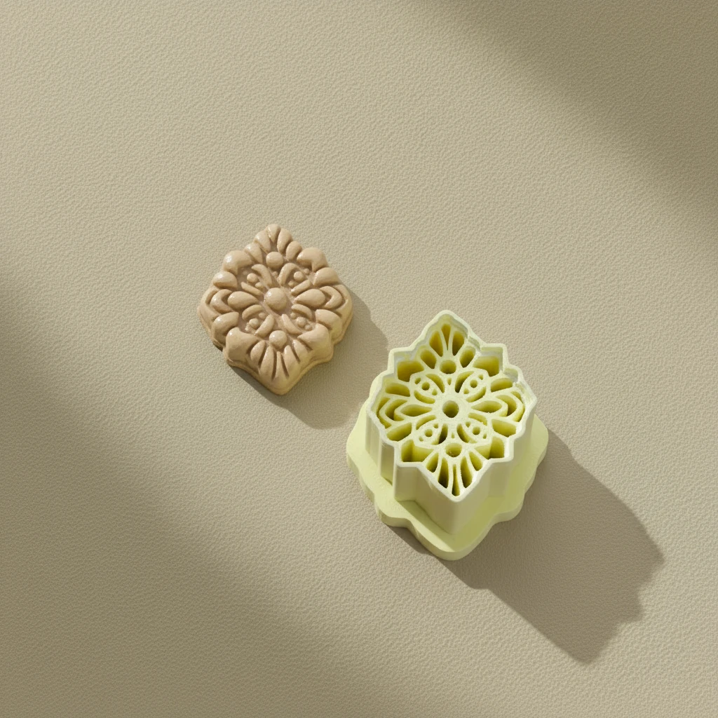 Mandala Çiçek Motifli Form