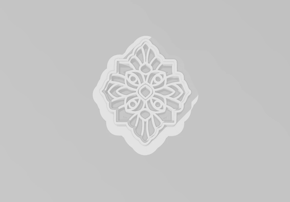 Etnik ve Mandala Motifleri Polimer Kil Küpe Kesici Seti - 10 Parça