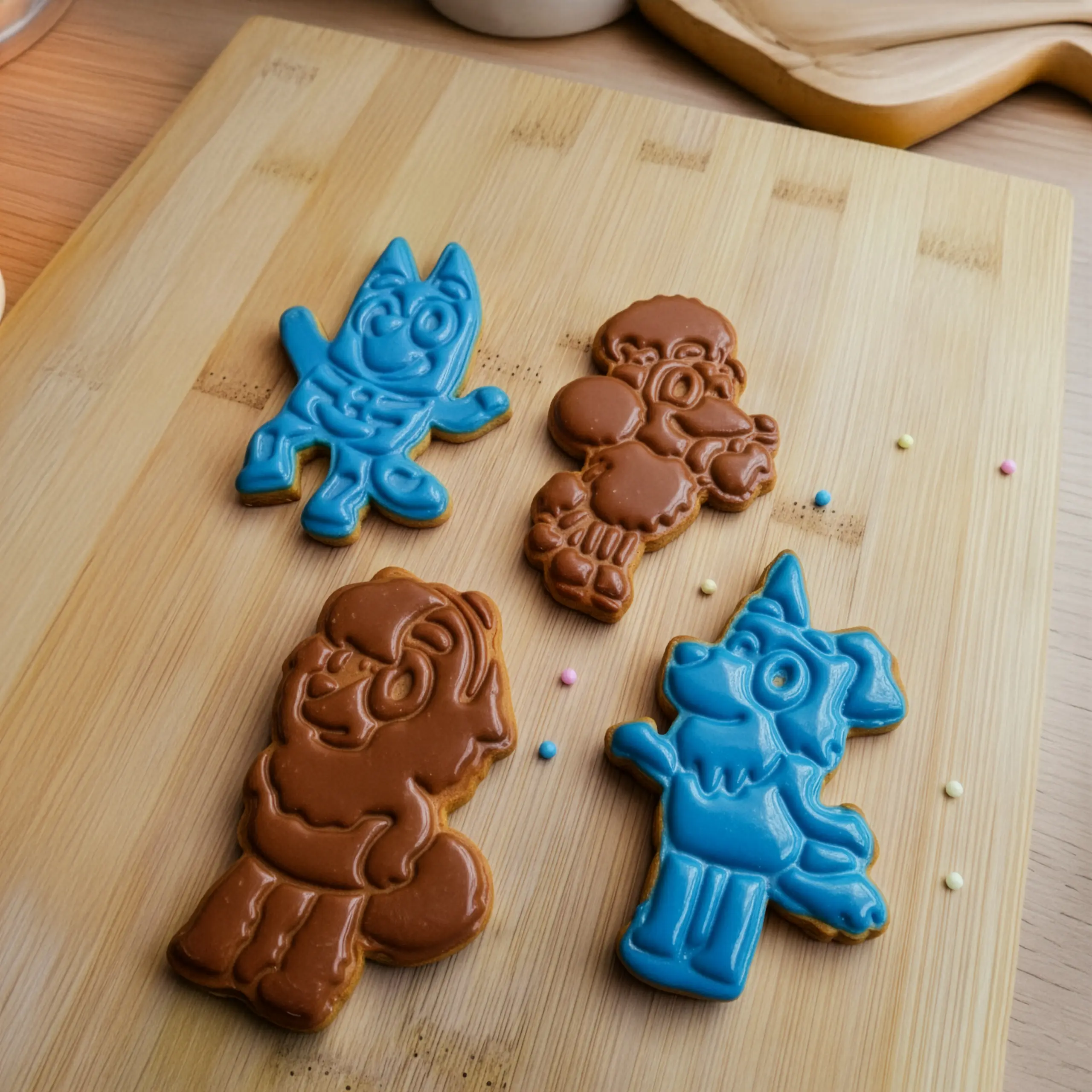 Köpek Kulübü Kurabiye Kalıp Seti (4 Parça 7-8 cm)