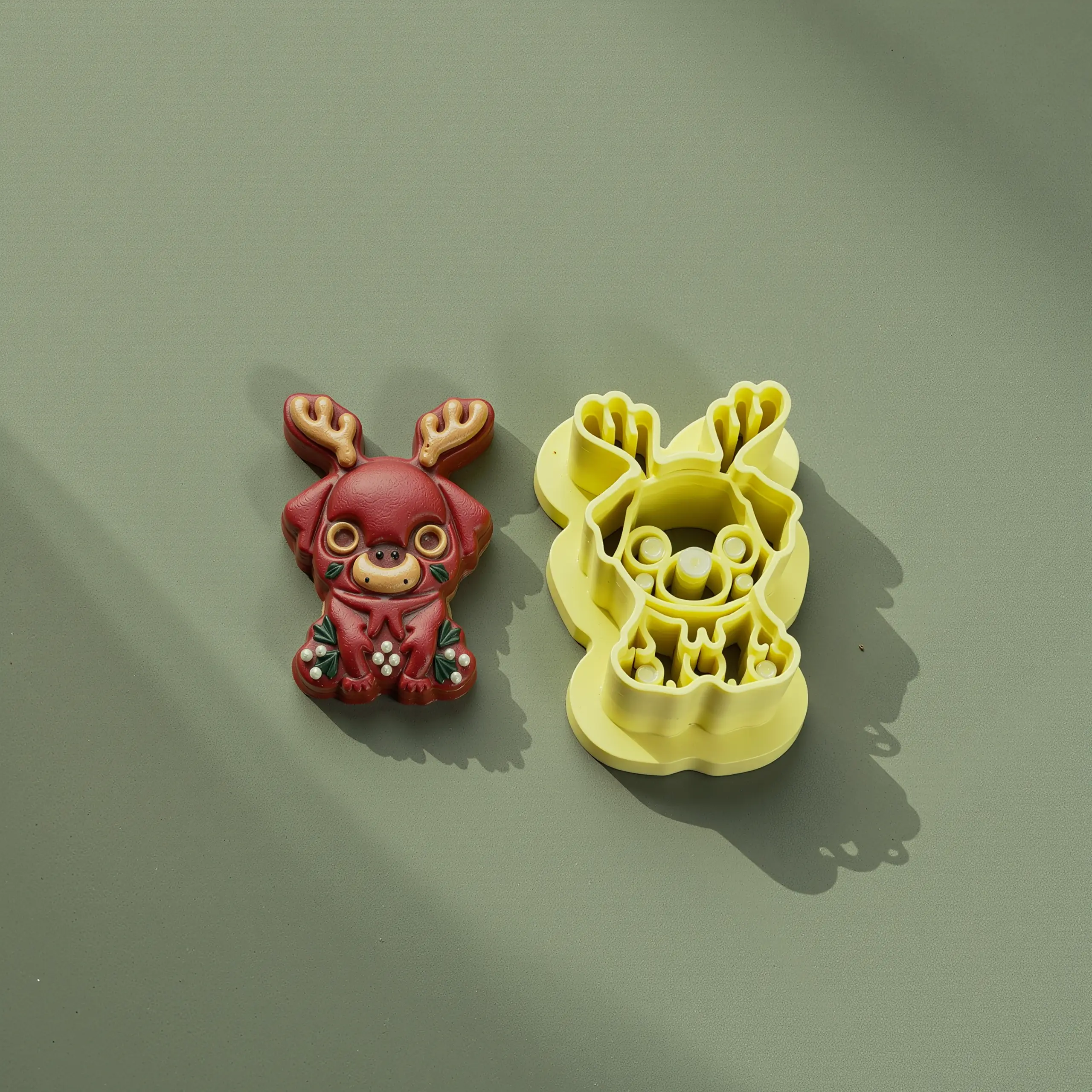 Yılbaşı Geyik Figür Form Kesici