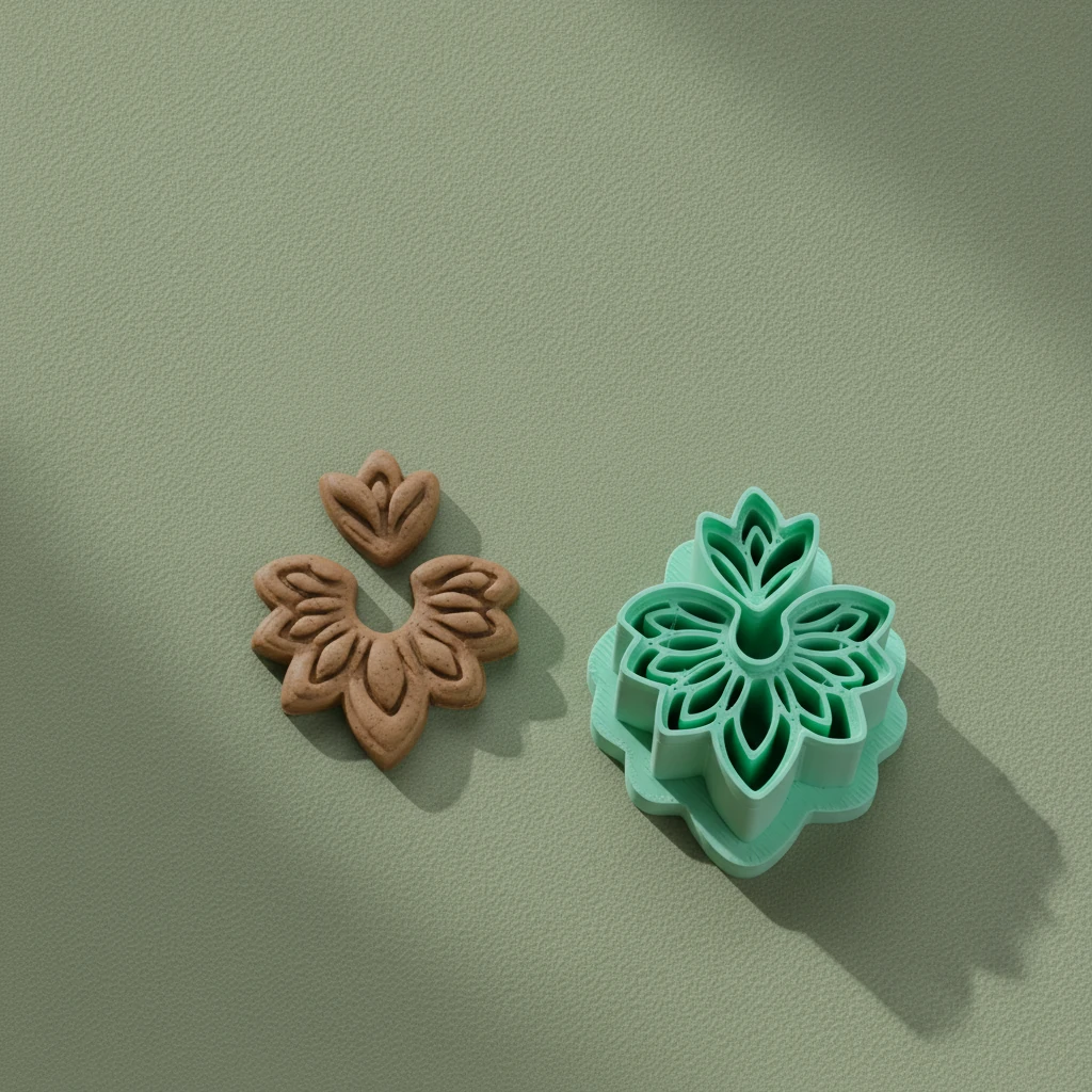 Boho Lotus Çiçeği Motifli Form