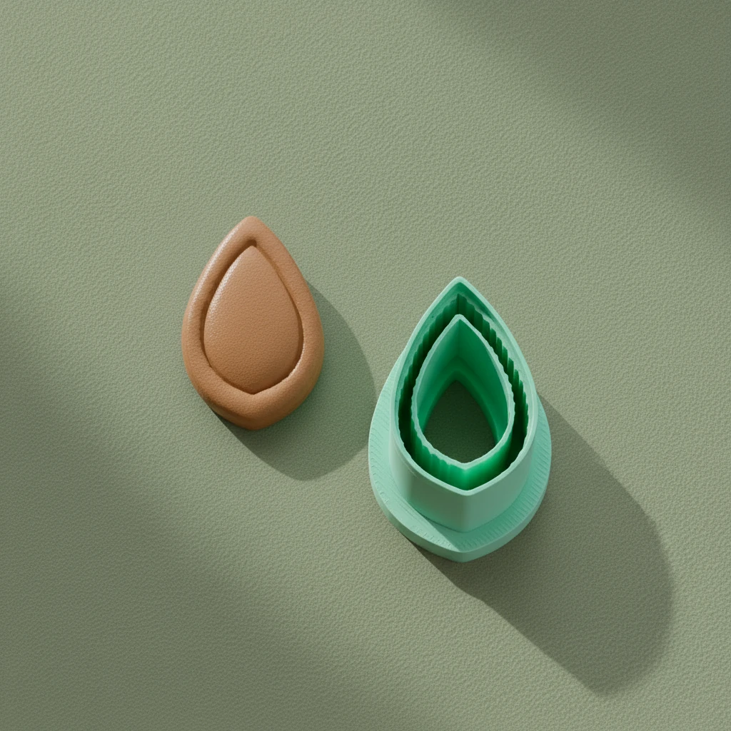 Boho Kabartmalı Damla Form