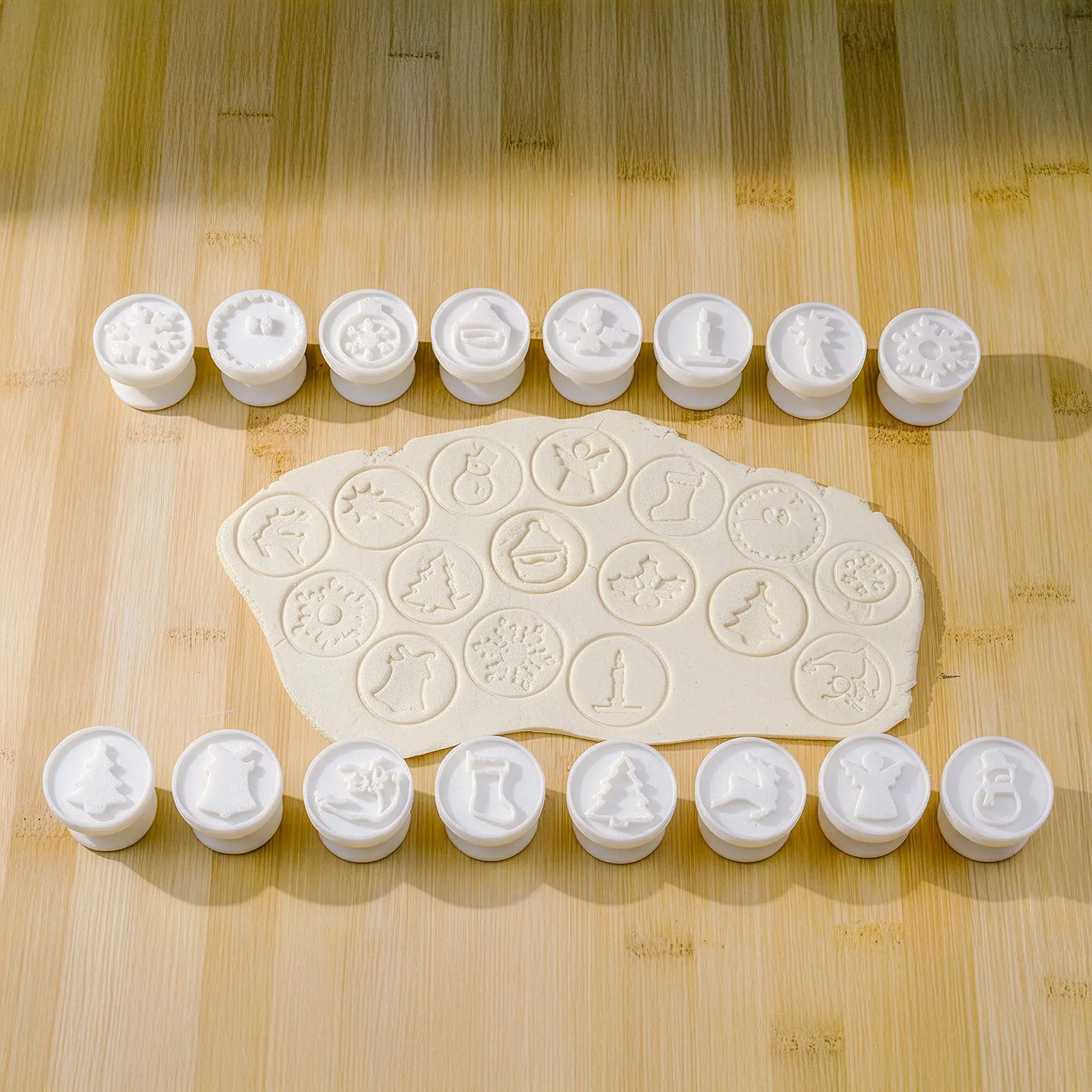 Yılbaşı Figürlü Damgalar Seti - 16 Parça