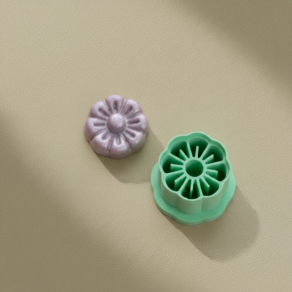 Güneş Çarkı Çiçek Motifli Form