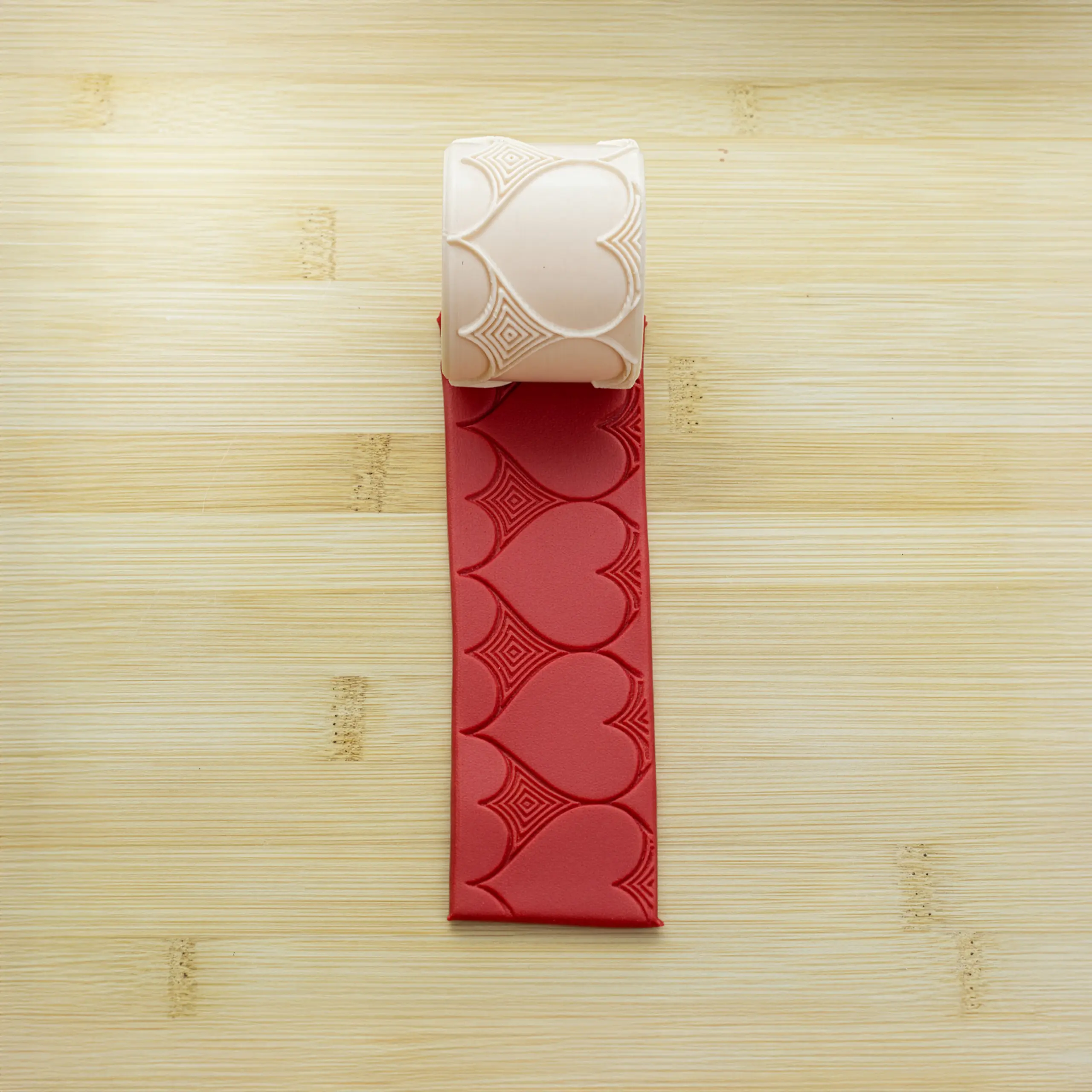 Romantik Kalp Desen Rulosu