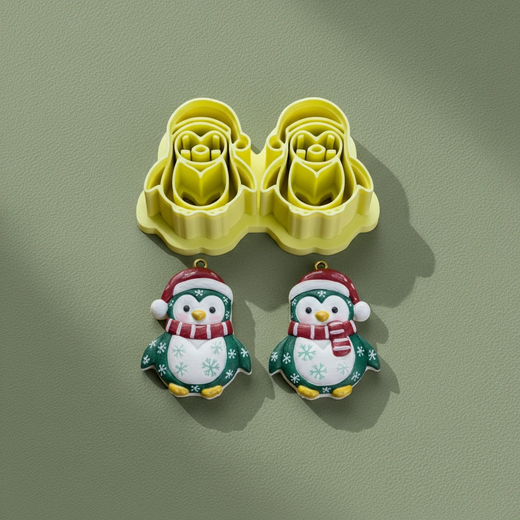 Yılbaşı Temalı Polimer Kil Kesici Set-1 9 Parça