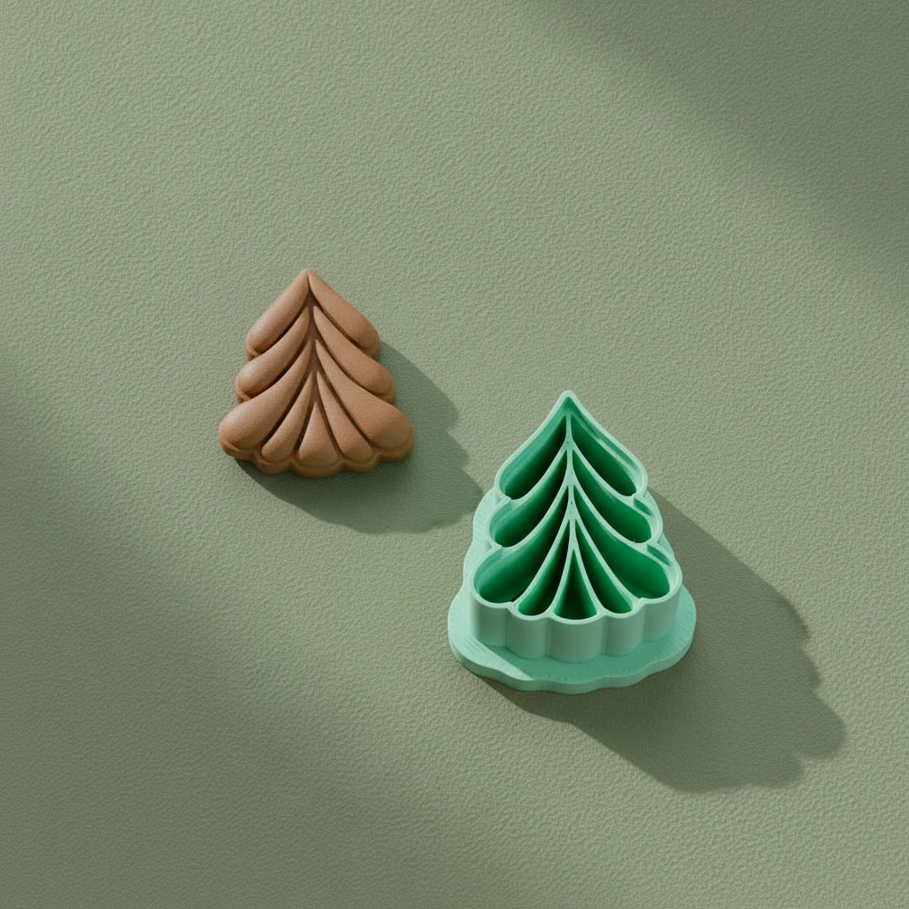 Boho Çam Kozalağı Desenli Form