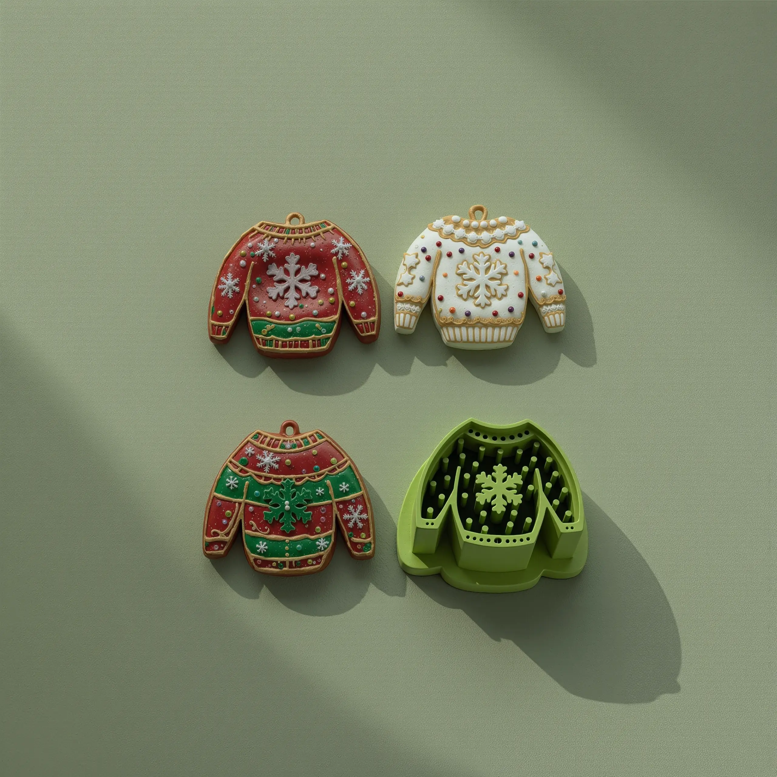 Yılbaşı Noel Kazak Desenli Form Kesici