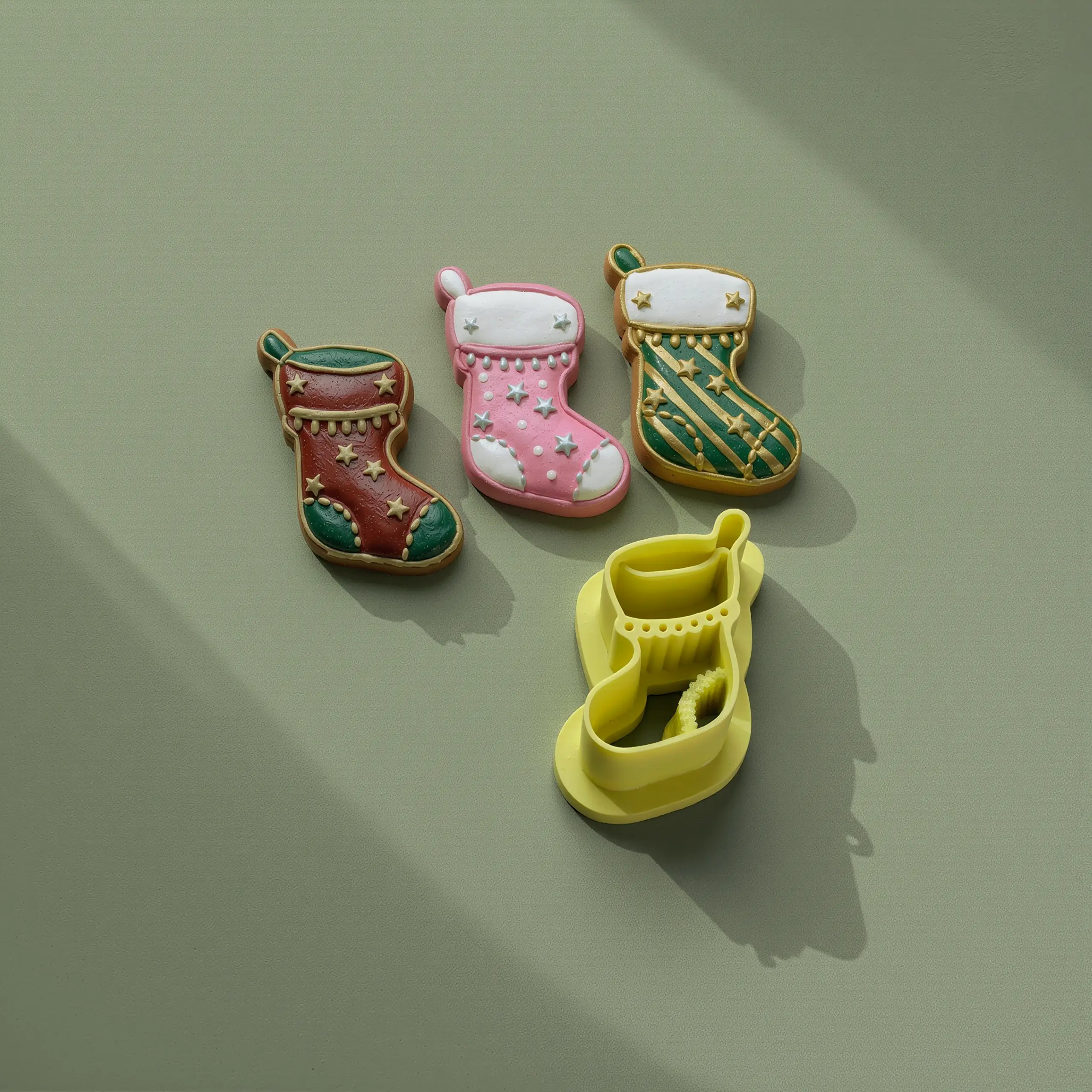 Yılbaşı Noel Çorap Form Kesici