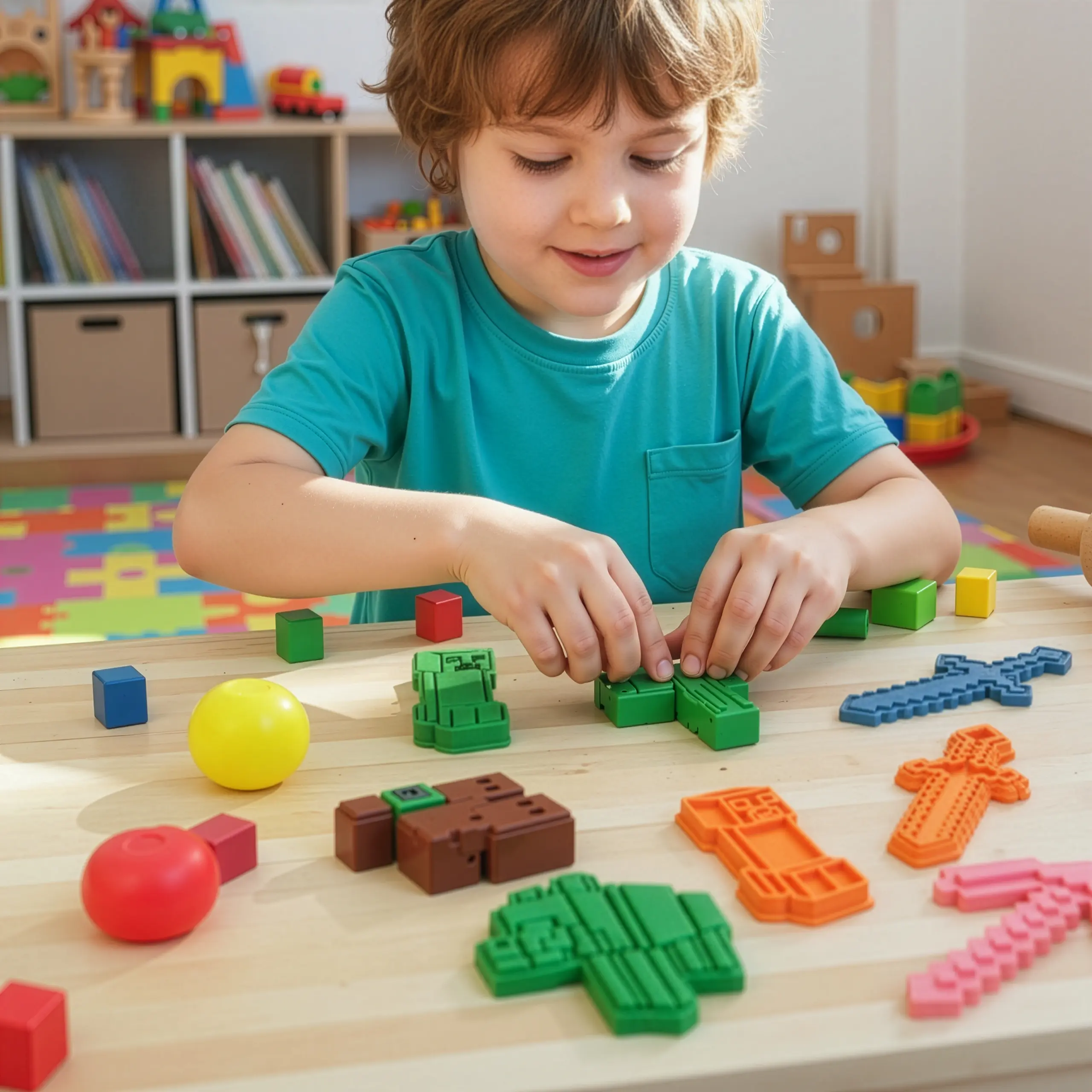 Blok Kahramanlar Oyun Hamuru Kalıp Seti 5 Parça