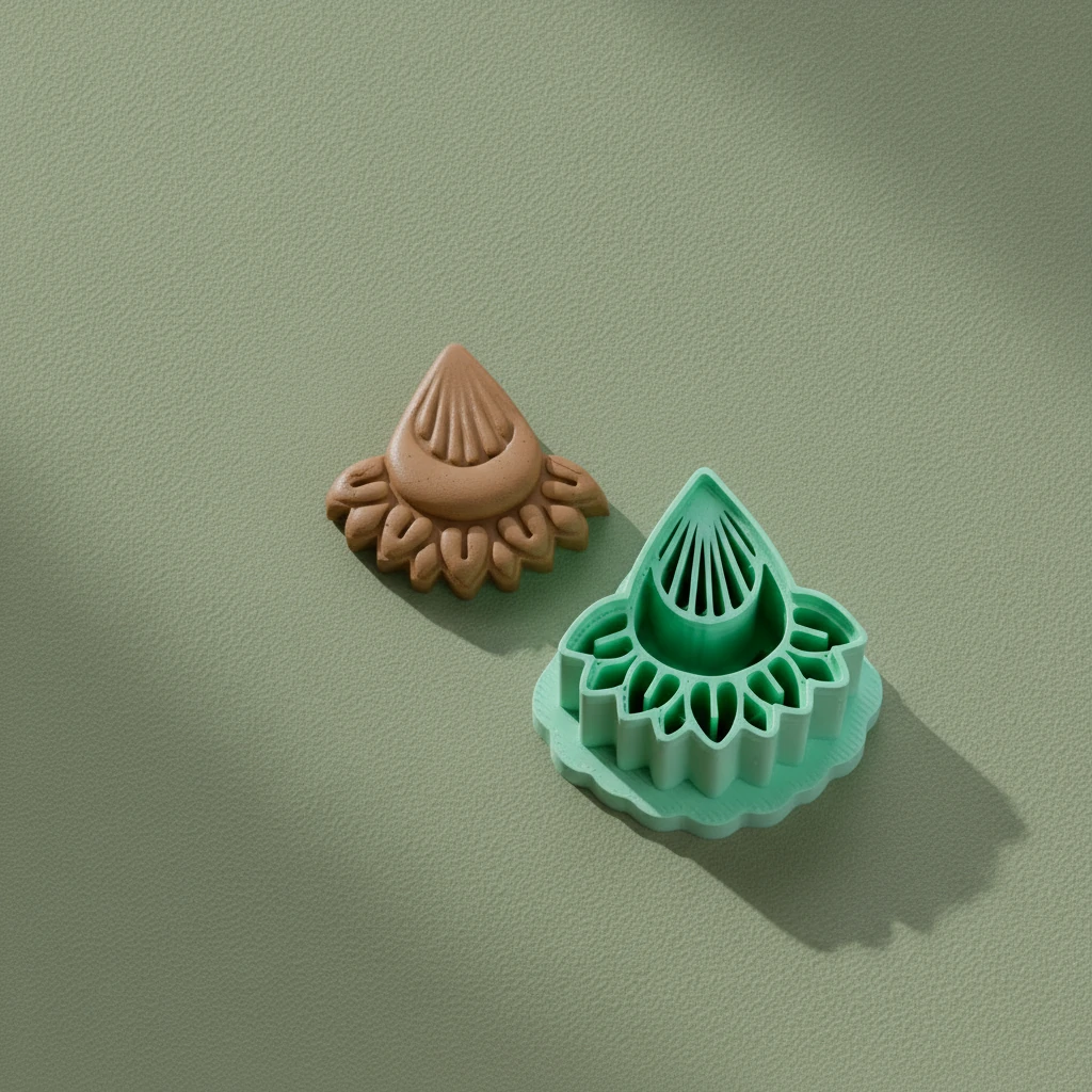 Boho Tribal Güneş Çiçekli Form