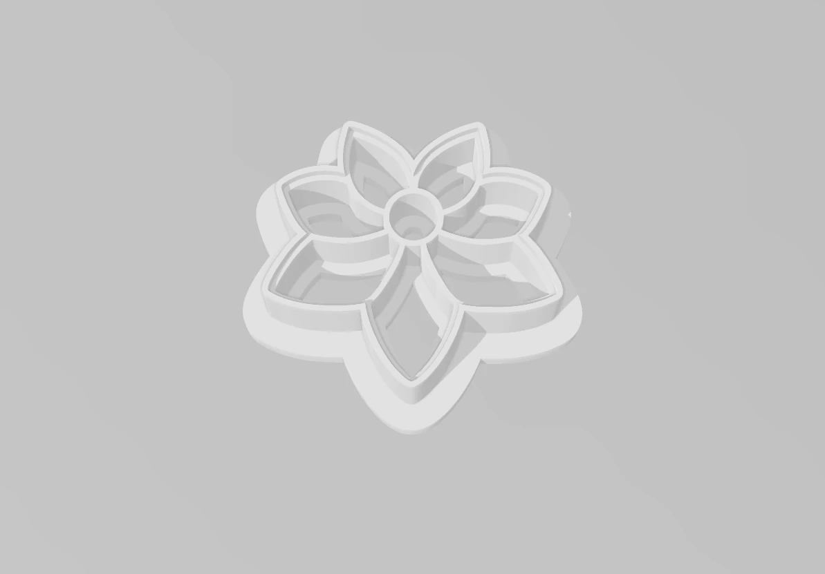 Çiçek Motifleri Polimer Kil Küpe Kesici Seti – 10 Parça