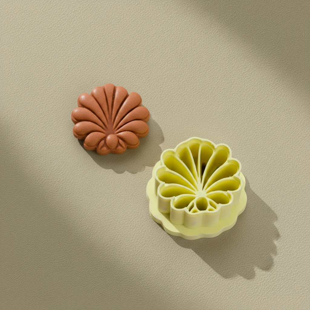 Yelpaze Çiçek Motifli Form