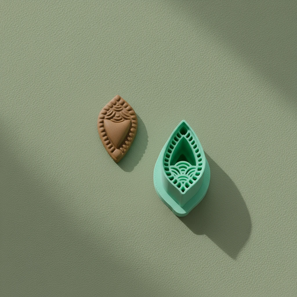 Boho Dalga Motif Damla Form