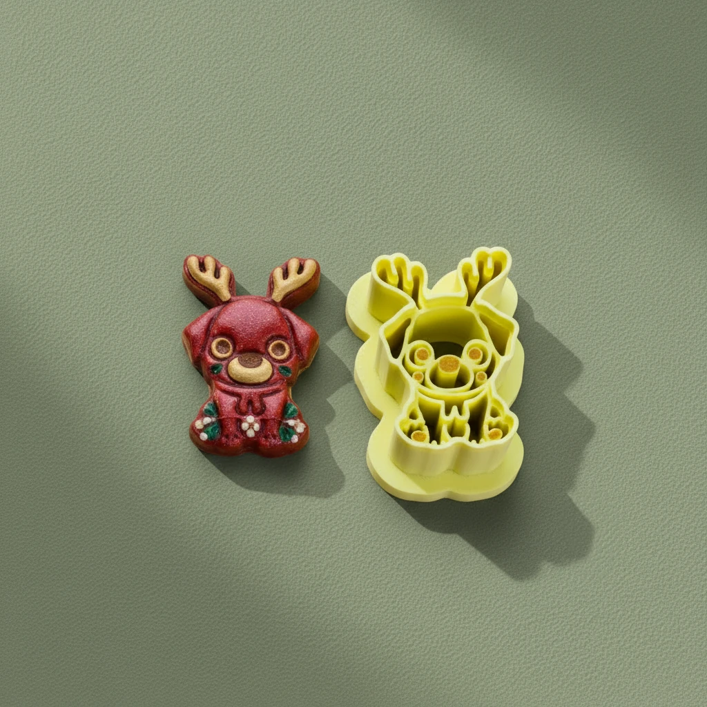 Yılbaşı Temalı Polimer Kil Kesici Set-1 9 Parça