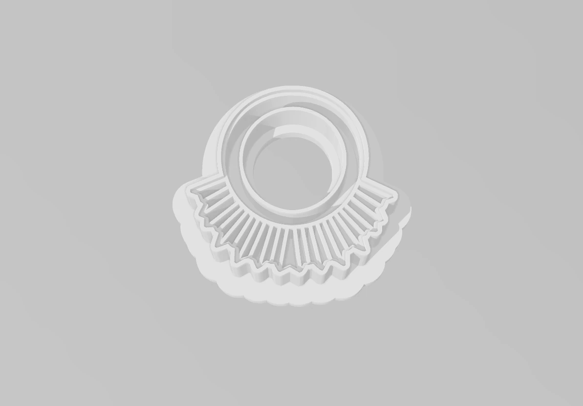 Geometrik Desenler Polimer Kil Küpe Kesici Seti - 8 Parça