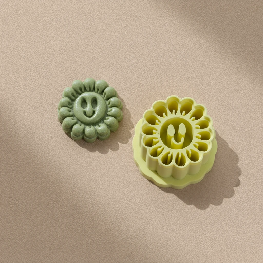 Gülümseyen Çiçek Yüz Form