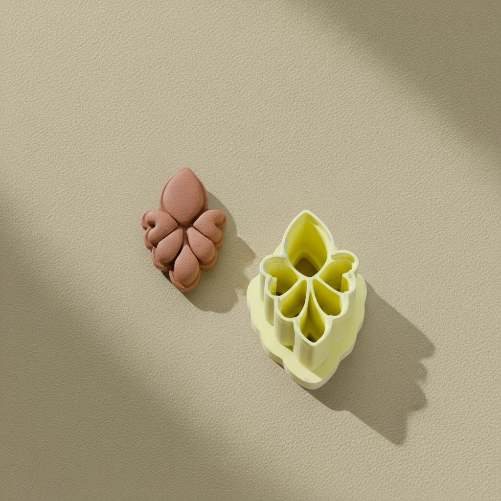 Dekoratif Yaprak Damla Form