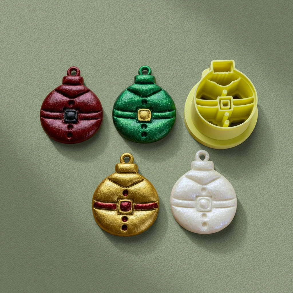 Yılbaşı Temalı Polimer Kil Kesici Set-1 9 Parça