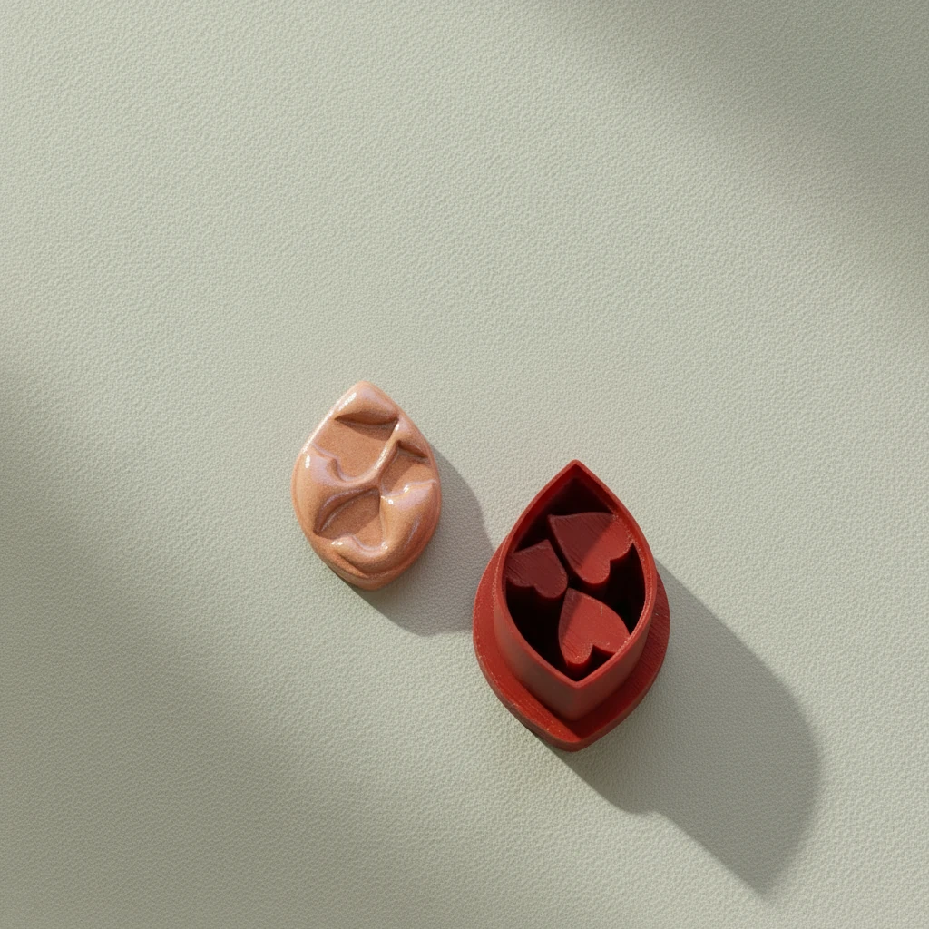 Çift Kalp Damla Form