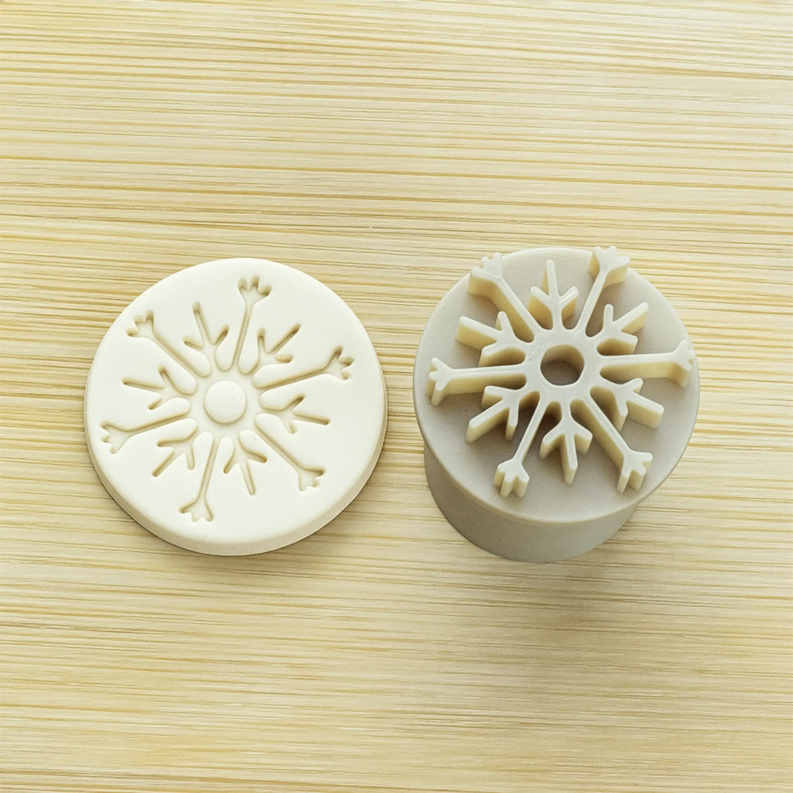 Kar Tanesi Desen Damga Seti - 10 Parça