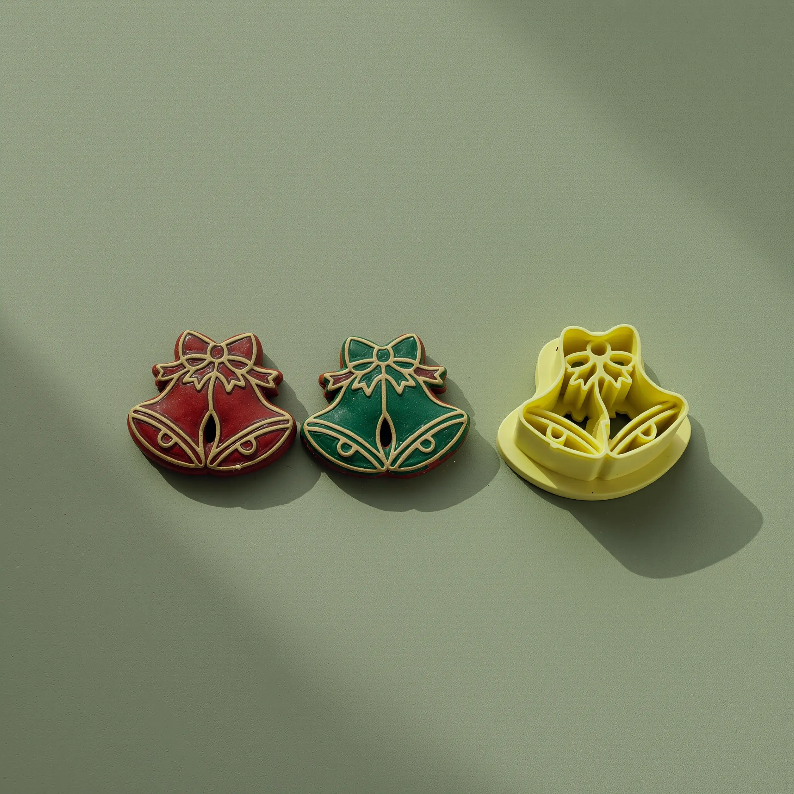 Yılbaşı Çan Motifli Form Kesici