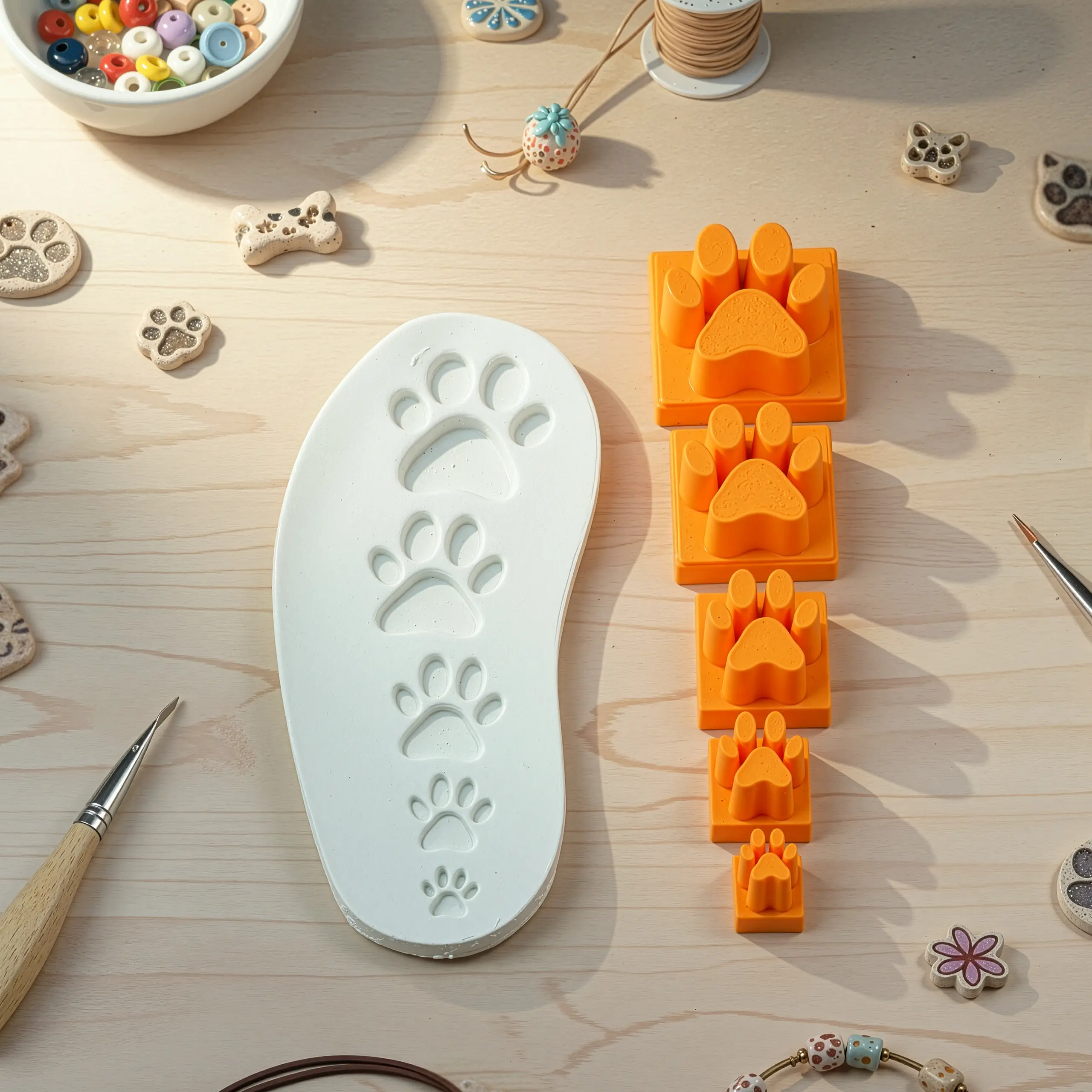 Pati Desenli Damga Seti - 5 Boy