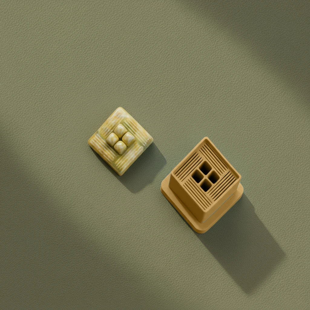 Çizgili Kare Geometri