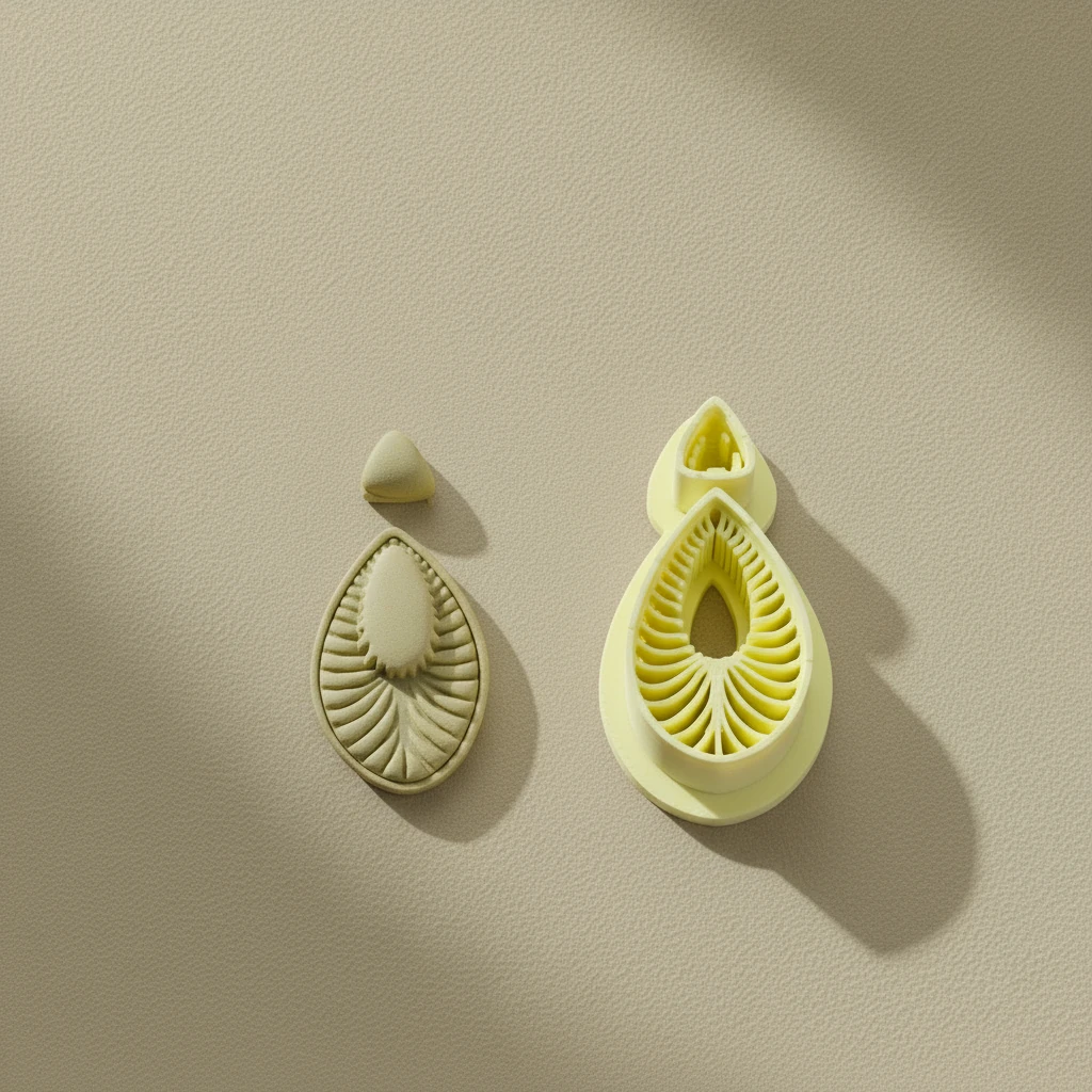 İkili Damla Desenli Form