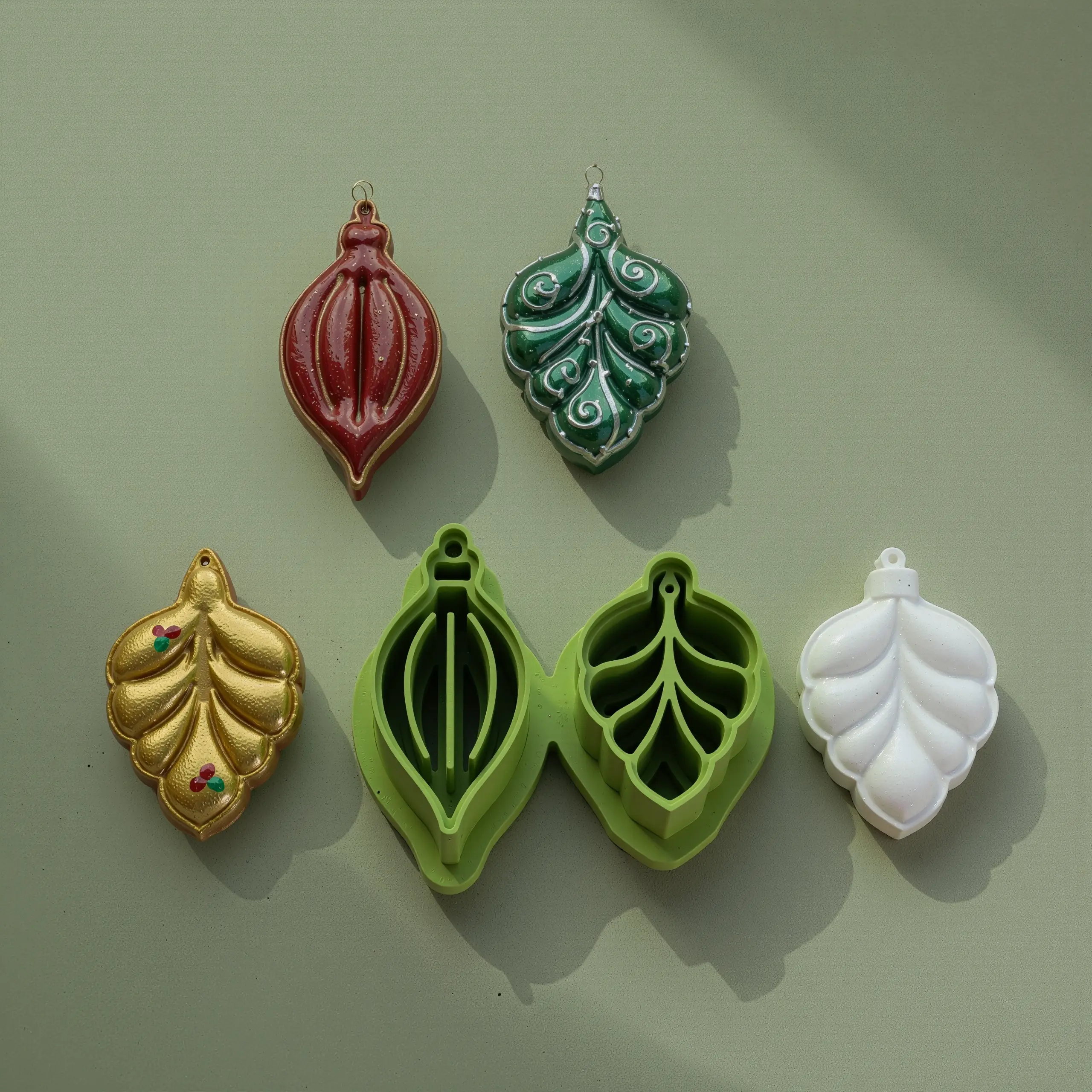 Yılbaşı Süsü Bauble Çift Form Kesici