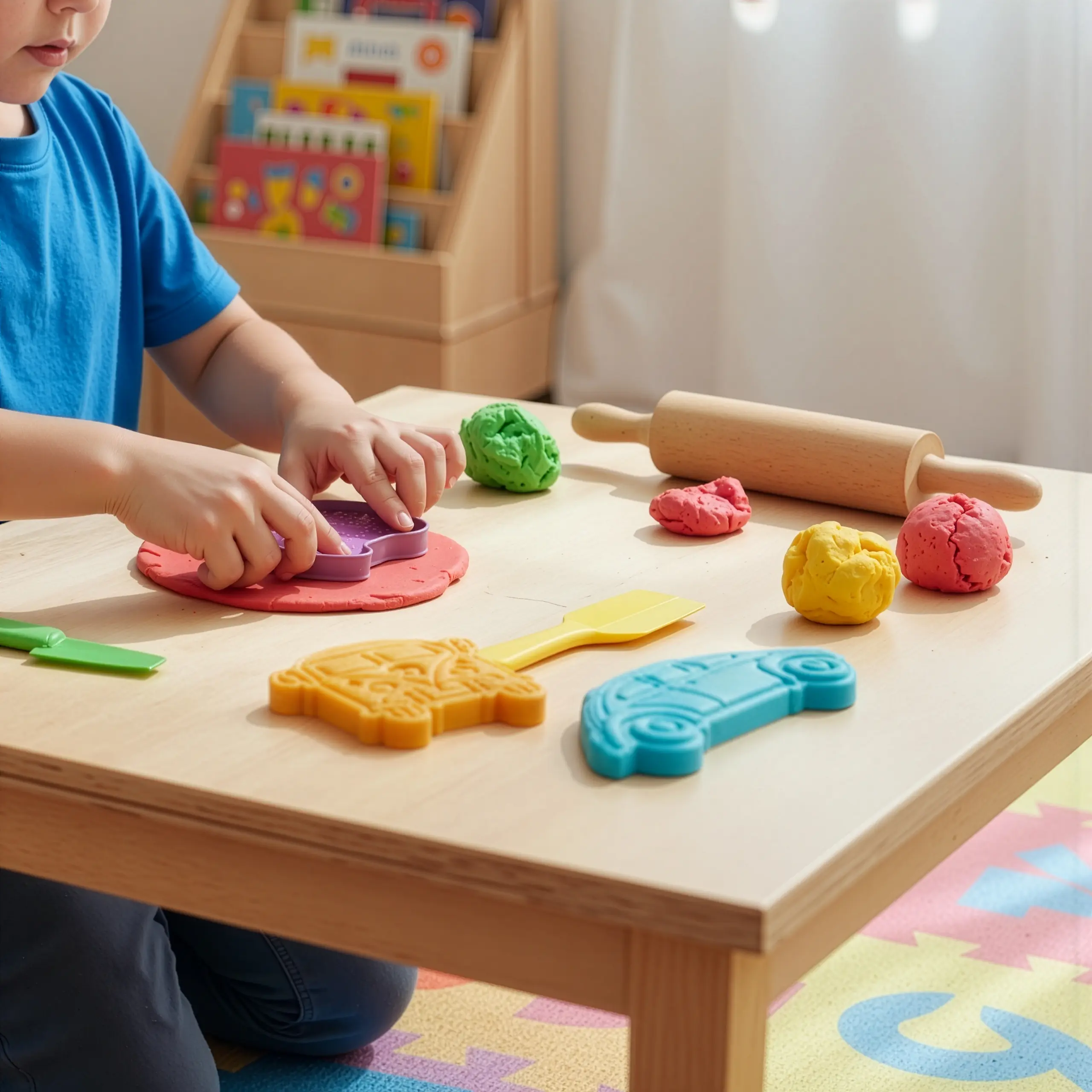 Nostaljik Araba Macerası Oyun Hamuru Kalıp Seti 2 Parça