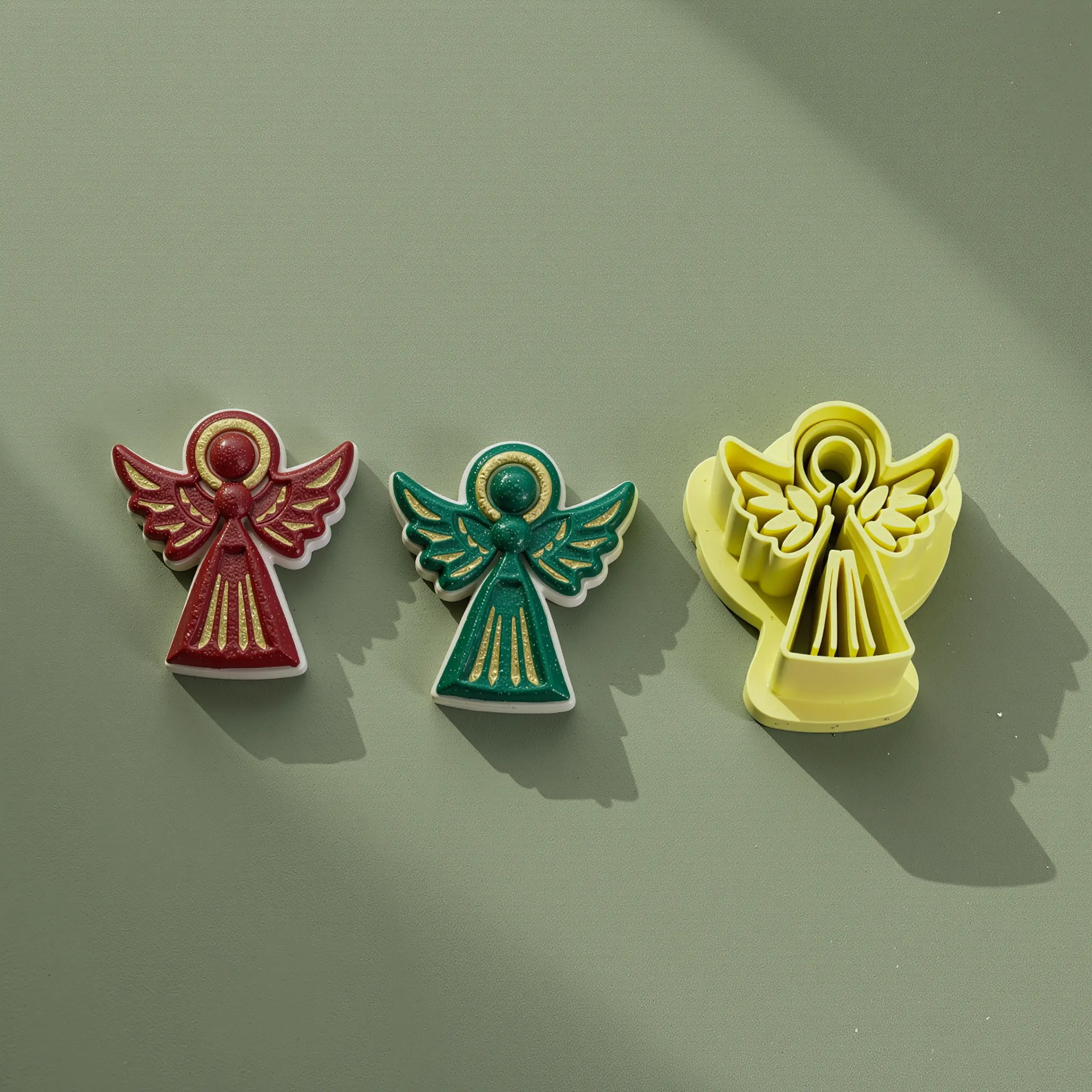 Yılbaşı Melek Figürlü Form Kesici