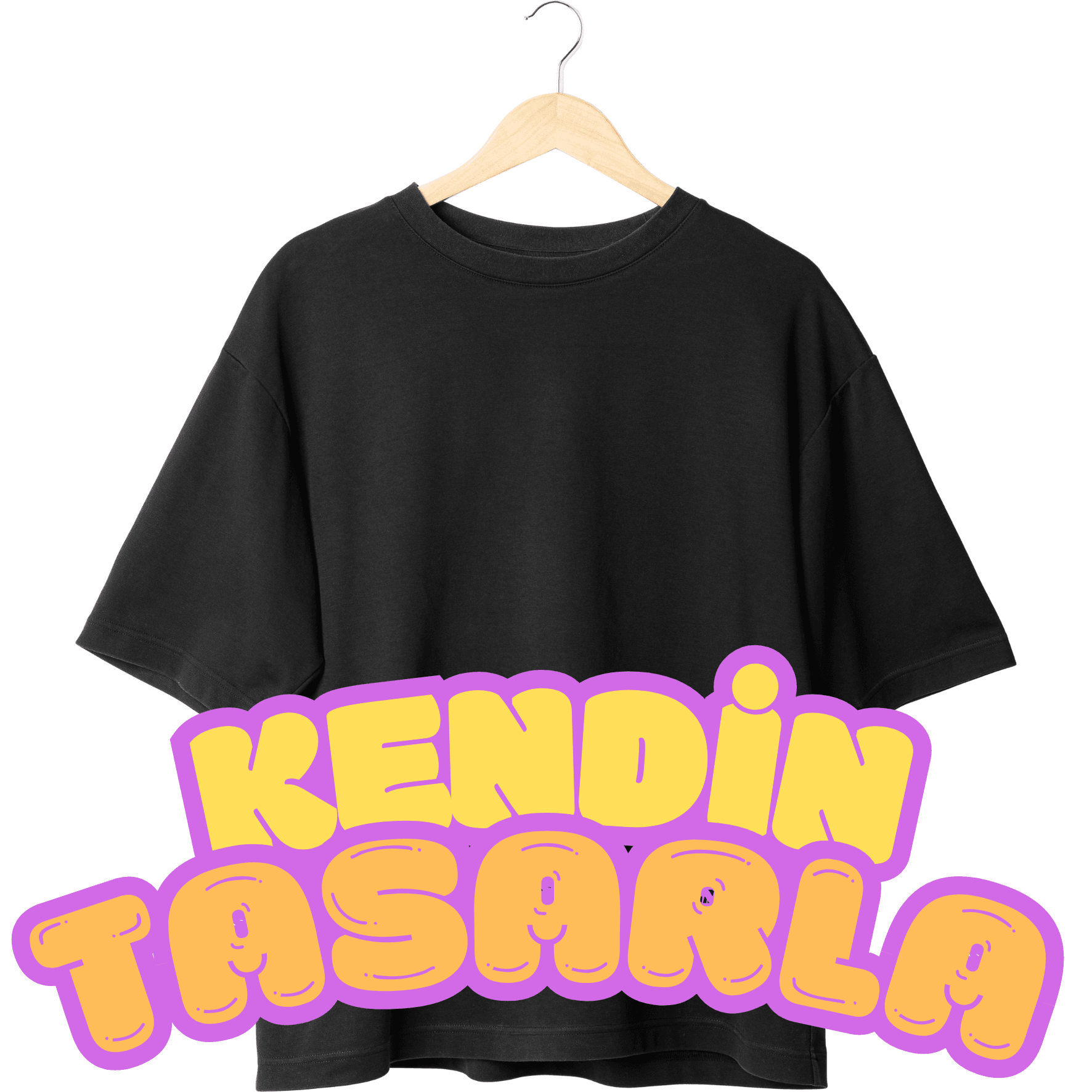 Kendin Tasarla Kişiye Özel Tasarım Oversize T-Shirt