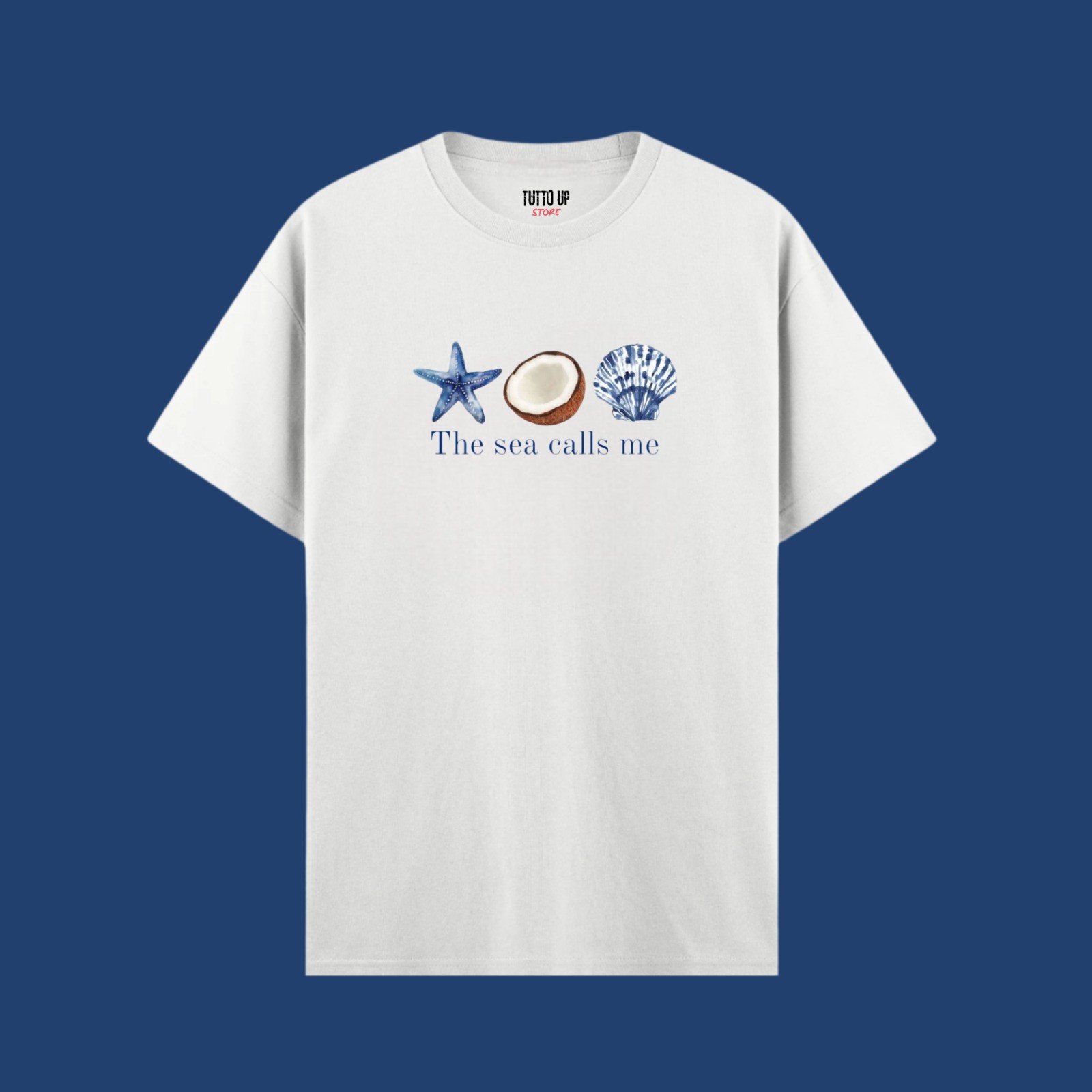 Sea Daydream Penye Kalite %100 Pamuklu Relax Kalıp T-Shirt